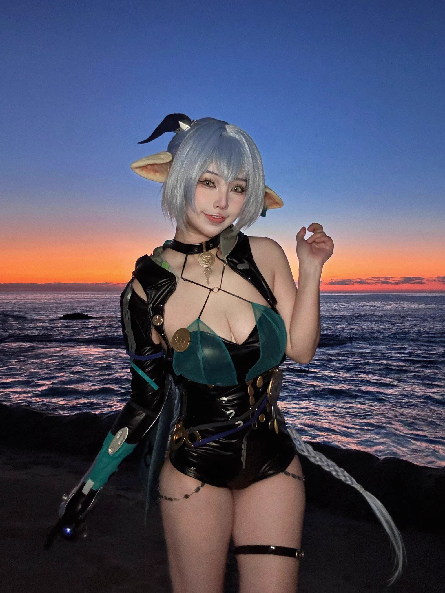 🩵 “If you find anything new, promise you’ll let me know, okay?” ✨

#zenlesszonezero #zzzero #lucia #zzzlucia #cosplay #zzzcosplay #spookshack #luciaelowen https://t.co/tki4poVLiE