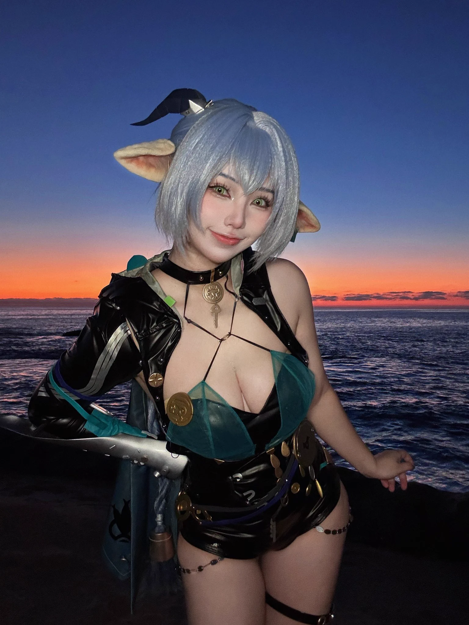 🩵 “If you find anything new, promise you’ll let me know, okay?” ✨

#zenlesszonezero #zzzero #lucia #zzzlucia #cosplay #zzzcosplay #spookshack #luciaelowen https://t.co/tki4poVLiE