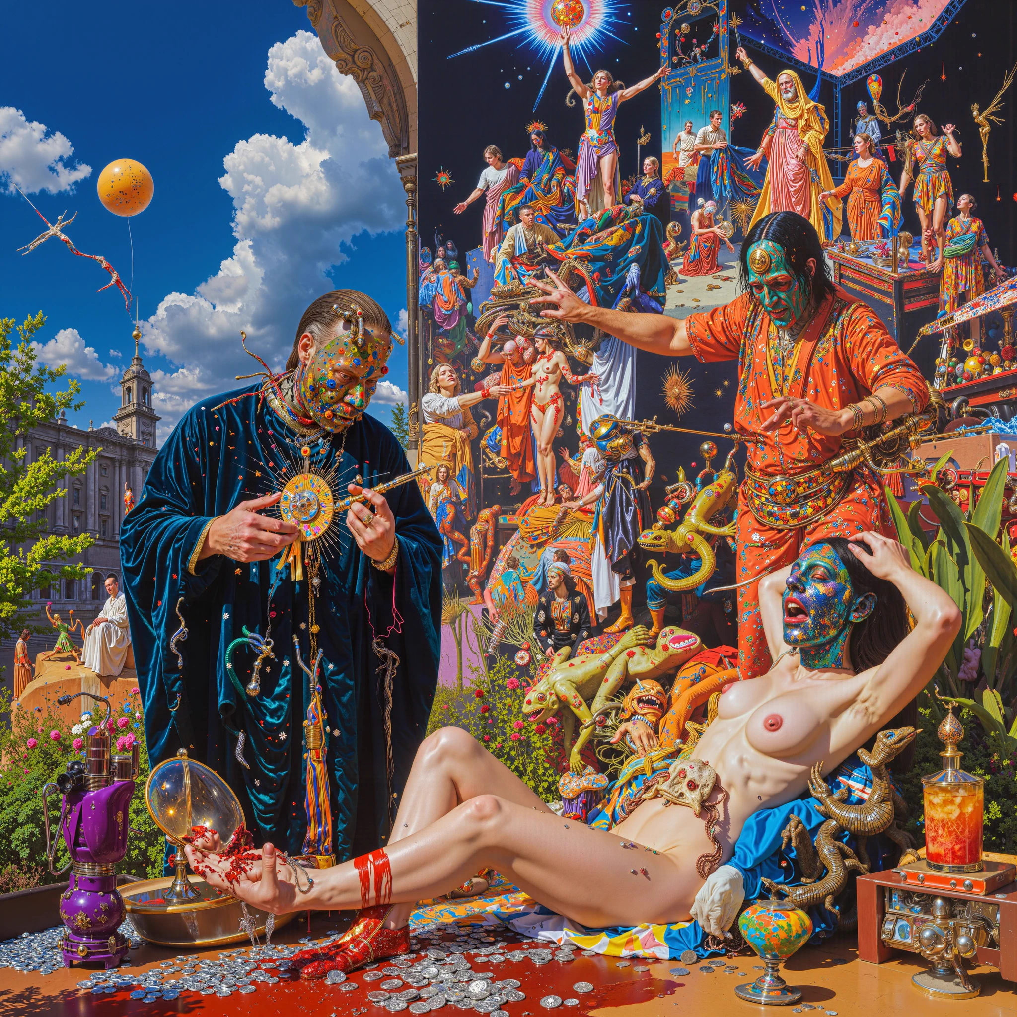 AI artists embracing artifacts are rejecting the new academy, and it isn't art school anymore... it's the clean aesthetic of corporate AI. It's Midjourney's Terms of Service. It's the dopamine-scrolling softcore that looks like every other Instagram AI account. It's generative slop optimized for engagement metrics.

Chaos reigns supreme. More is more. The artifact is prayer and provocation. This is the new Surrealist movement.

The six-fingered hand isn't a mistake. It's a manifesto. Those texture bleeds, morphological glitches, the places where the algorithm's dreams collapse into beautiful wrongness—that's not failure. That's the new automatism.

Let it bleed. Let it artifact. Let it be six-fingered and morphologically impossible and beautiful in its brokenness.