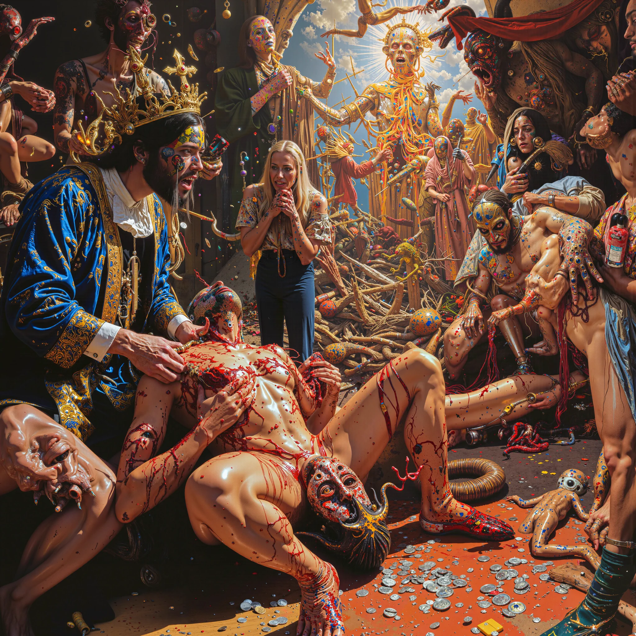 AI artists embracing artifacts are rejecting the new academy, and it isn't art school anymore... it's the clean aesthetic of corporate AI. It's Midjourney's Terms of Service. It's the dopamine-scrolling softcore that looks like every other Instagram AI account. It's generative slop optimized for engagement metrics.

Chaos reigns supreme. More is more. The artifact is prayer and provocation. This is the new Surrealist movement.

The six-fingered hand isn't a mistake. It's a manifesto. Those texture bleeds, morphological glitches, the places where the algorithm's dreams collapse into beautiful wrongness—that's not failure. That's the new automatism.

Let it bleed. Let it artifact. Let it be six-fingered and morphologically impossible and beautiful in its brokenness.