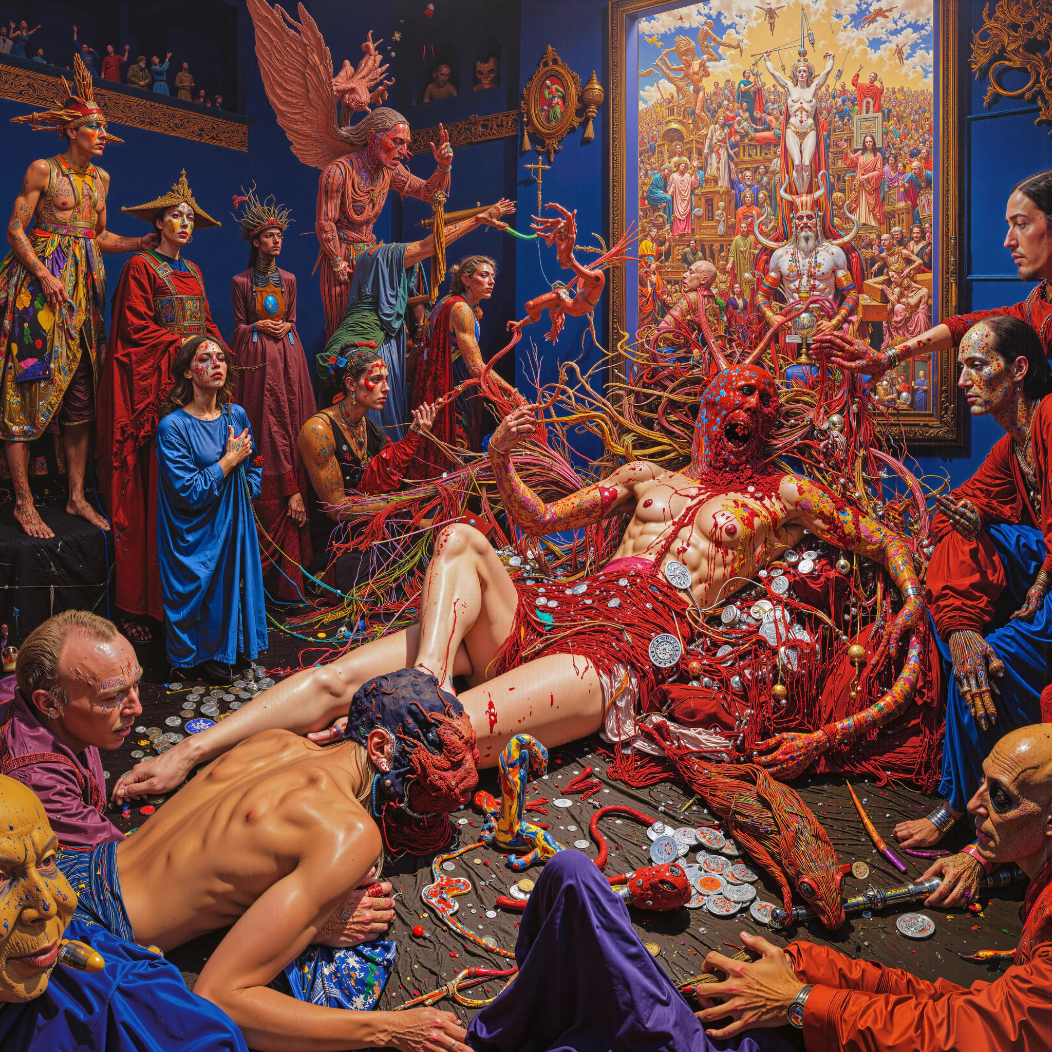 AI artists embracing artifacts are rejecting the new academy, and it isn't art school anymore... it's the clean aesthetic of corporate AI. It's Midjourney's Terms of Service. It's the dopamine-scrolling softcore that looks like every other Instagram AI account. It's generative slop optimized for engagement metrics.

Chaos reigns supreme. More is more. The artifact is prayer and provocation. This is the new Surrealist movement.

The six-fingered hand isn't a mistake. It's a manifesto. Those texture bleeds, morphological glitches, the places where the algorithm's dreams collapse into beautiful wrongness—that's not failure. That's the new automatism.

Let it bleed. Let it artifact. Let it be six-fingered and morphologically impossible and beautiful in its brokenness.