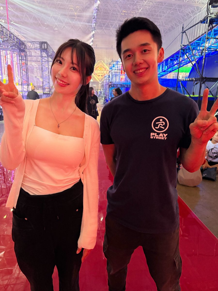 SASUKEレジェンドの
佐藤惇さんと山田勝己さんと🏋🏻‍♀️🏆 https://t.co/WnbgtKraT3