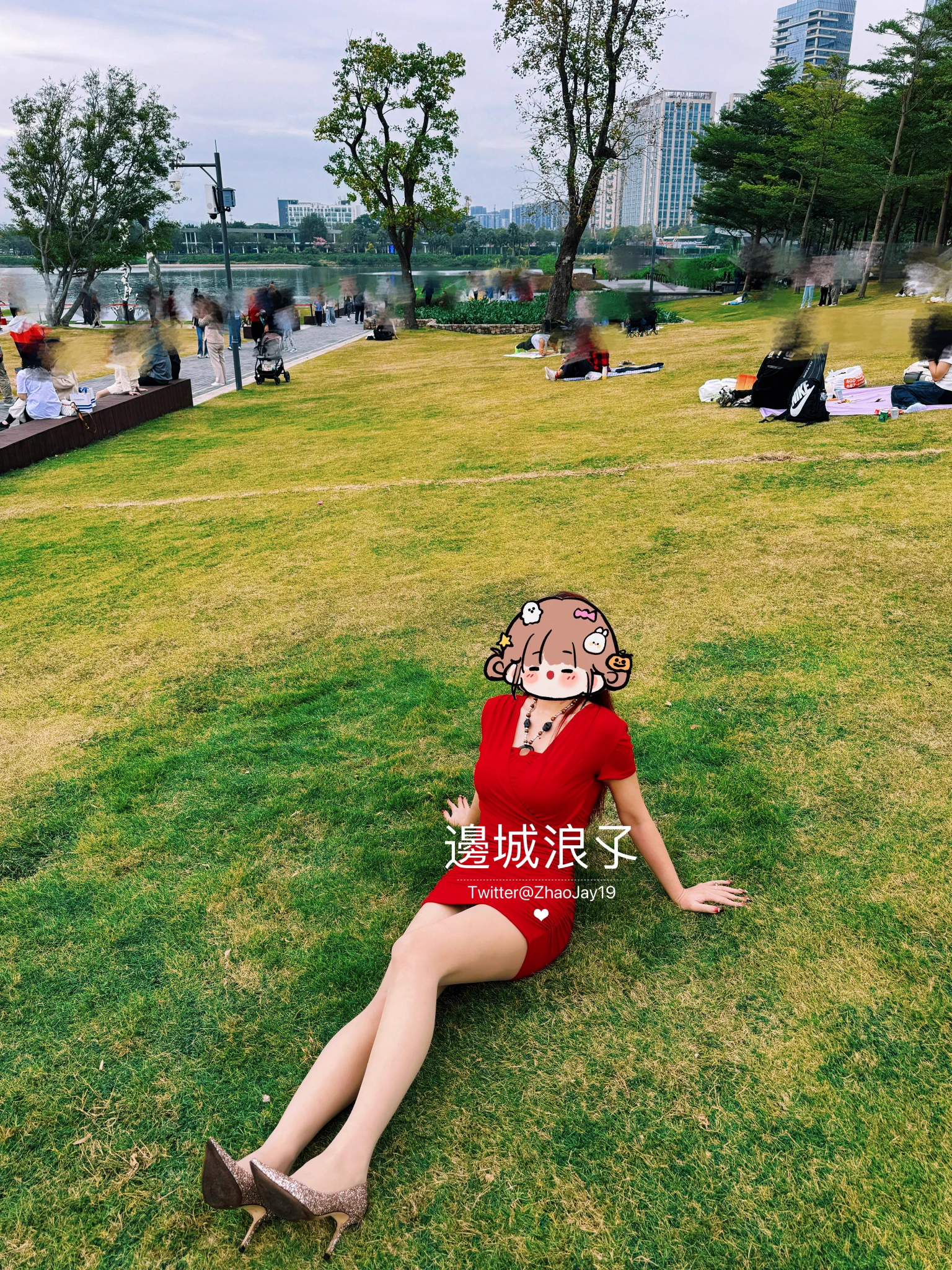 😅前几天在深圳公园拍的~  还行吧！ https://t.co/b0bDUHF6Id