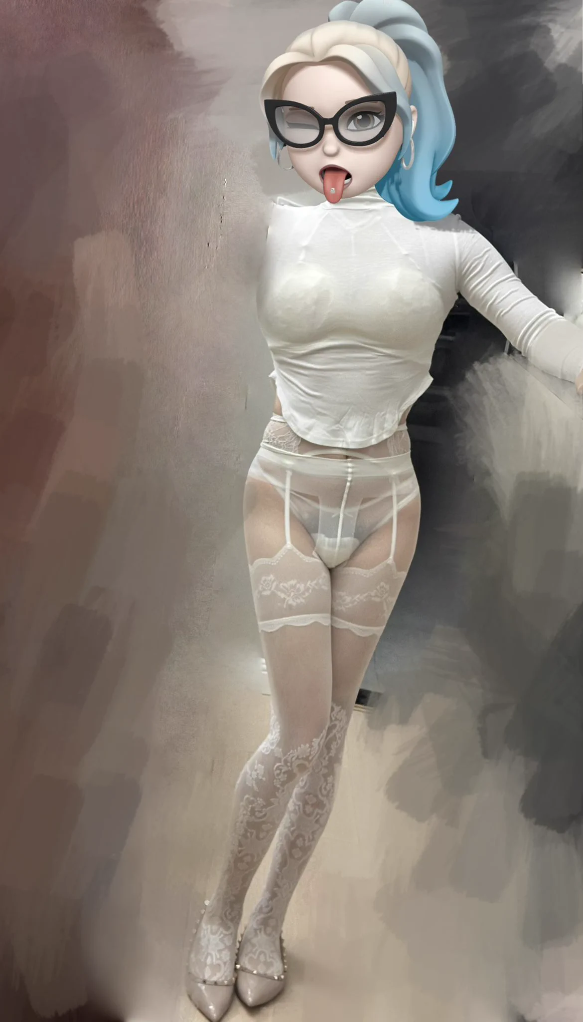 请选择你的英雄：

🖤暗黑黑丝欲女🖤
黑色吊带袜配肉色油亮连裤袜加上布满全全身的狗链，无不彰显想随时随地被主人控制的欲望

🤍纯洁白丝乖乖女🤍
穿上裙子像个羞涩的乖乖女，可脱下裙子发现是个穿着白色吊带袜和白色维纳斯的欲望天使

❤️反差红丝舞蹈生❤️
上半身的练功服平平无奇，下半身是红色吊带袜配上黑色油亮丝袜，真是让人好奇这是像勾引台下哪位看她跳舞的小哥哥呢

🐔站街骚逼小姐🐔
肉色虾线黑色蕾丝边袜配上肉色油亮丝袜，挂脖内衣和黑丝手套无不诉说着她作为站街女想被男人带走的渴望

是你，你喜欢哪个呢？私信告诉我吧！

投稿💝

@BBBBTTTCC
@Sexytobaby
@SexytoDoll @SexytoGirl