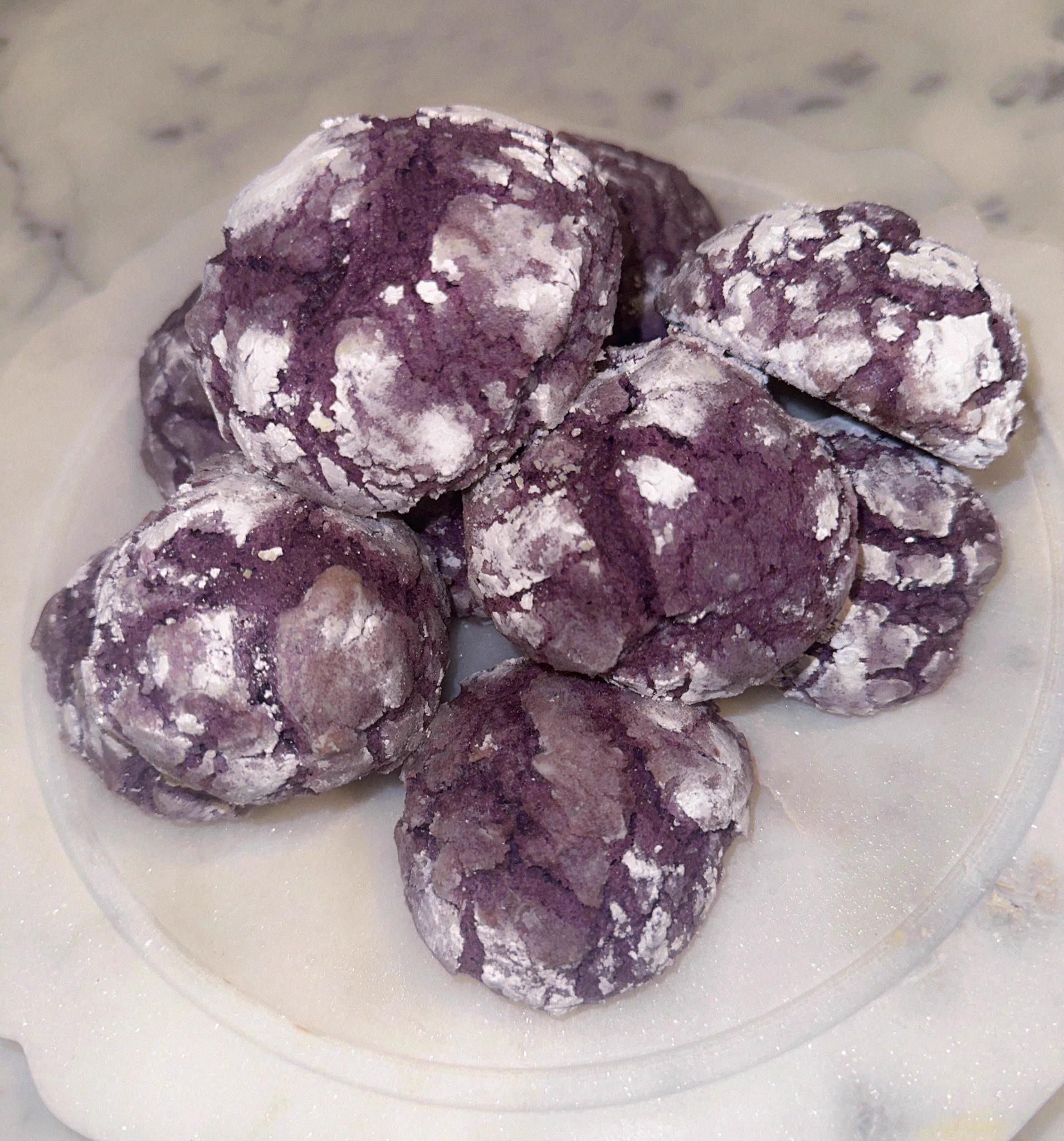 ube cookies i made 😚♥️ https://t.co/xpxLJACLTJ