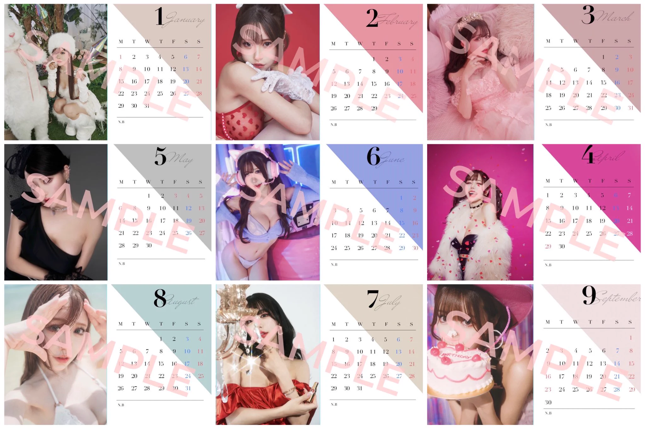 【通販のお知らせ📢】大変お待たせしました🙇‍♀️💦コスホリック、冬コミで頒布した新作写真と頒布できなかったカレンダーの通販を開始しました！😭💖　よろしくお願いします🙇‍♀️💓https://t.co/idbHSWjOqz https://t.co/tUqlFgcjbr
