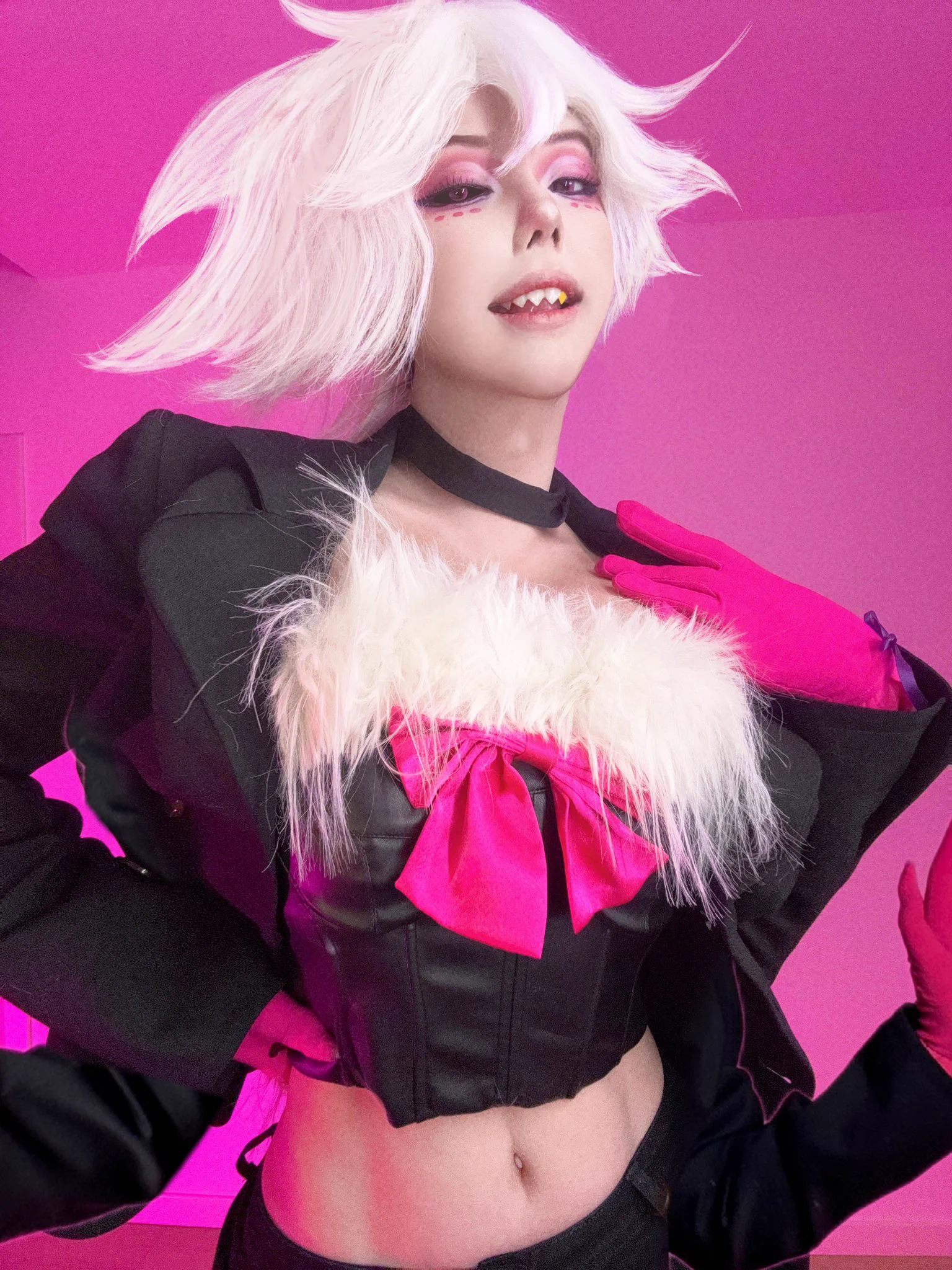 #HazbinHotel #angeldust #cosplay 

Angel dust！🕷️✨💗💗💗😈 https://t.co/18ZcJfNNXF