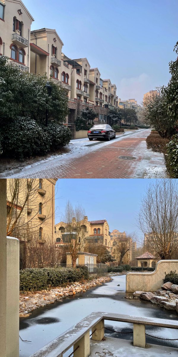 早起瑜伽打卡🧘‍♀️

又下雪啦 还好瑜伽室就开在小区里….

#不知道井些什么话题好 https://t.co/Hk5jQqJJUa