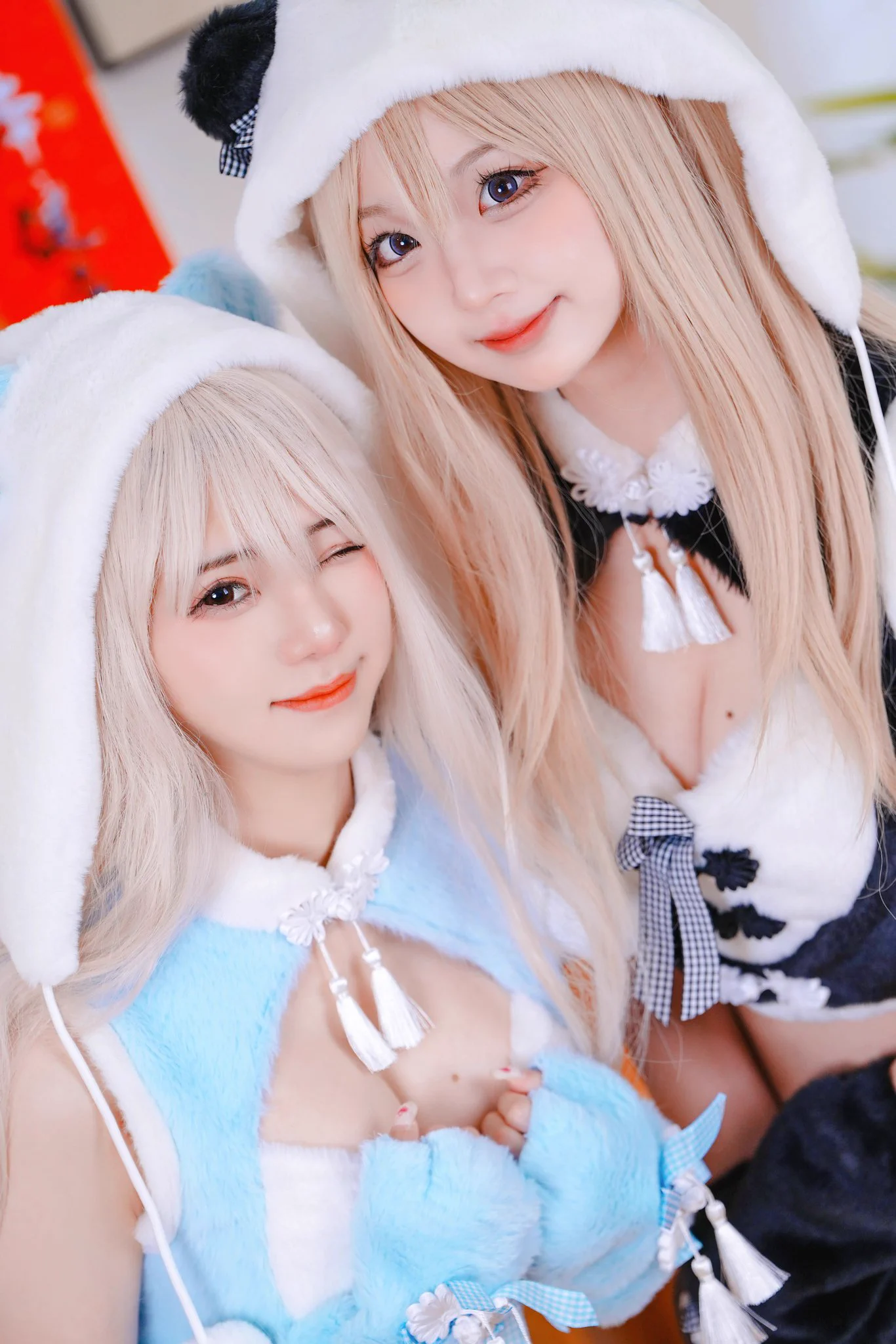 Are We Both Your Fav Colours? 🥰❤️💙 Sally - Dorasnow 🖤 Jia Jia 佳佳 https://t.co/YUe8bugXhT