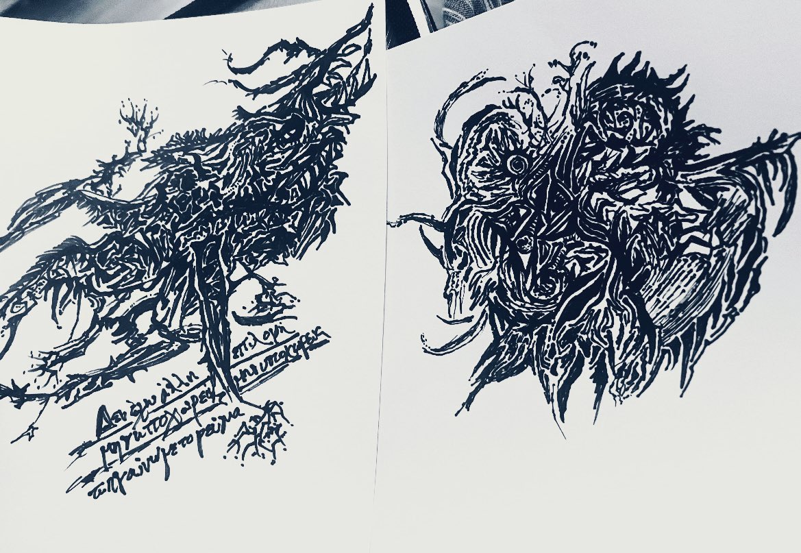 昨日お絵描きしました～✒️ https://t.co/zUW7EgZLz7