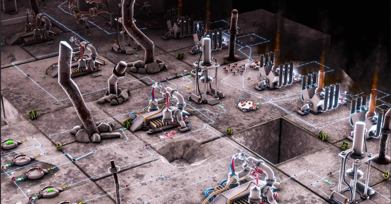 🐜 New automation game!Control a colony of robotic ants. Create pathways to make it efficient, feed your queen and develop the colony!Play the DEMO &amp; Wishlist Microtopia 👇 https://t.co/YJJmZ7Nh11 https://t.co/o3X2NZyBE3