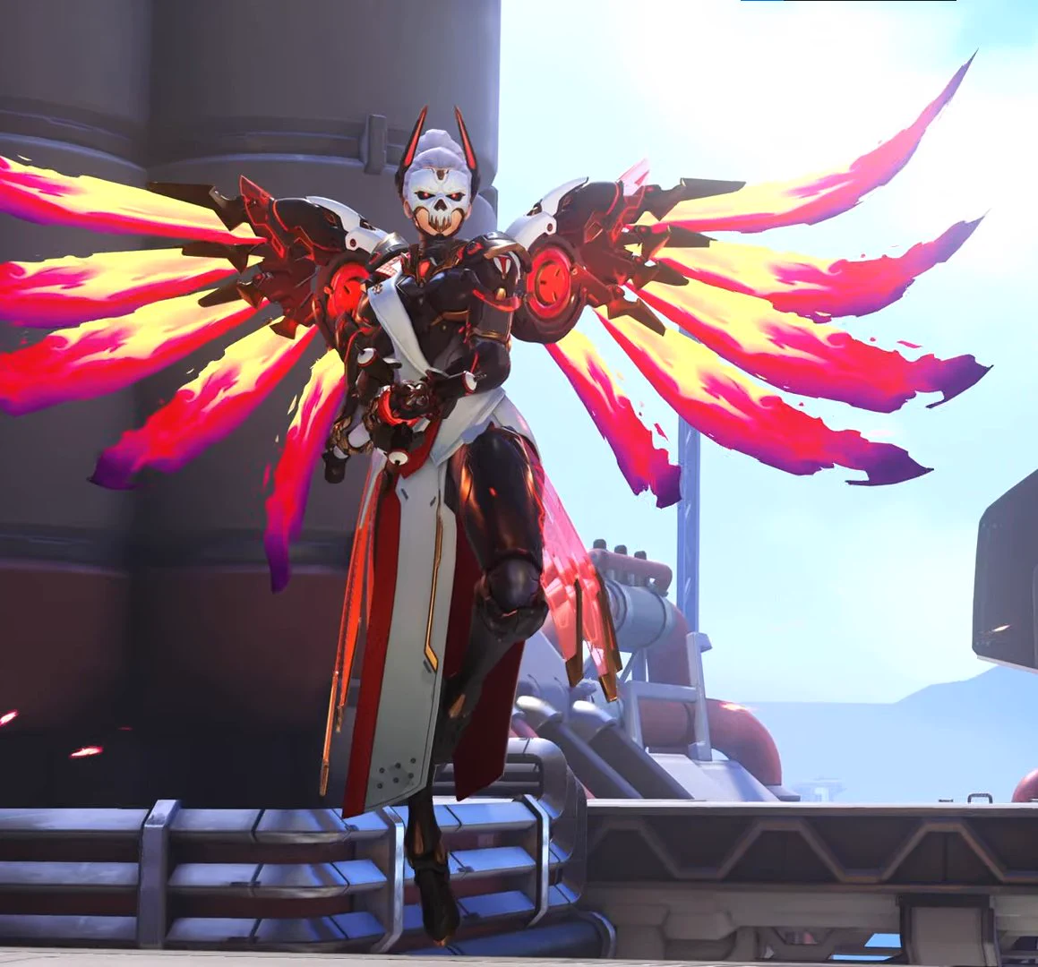 Overwatch 2 Vengeance Mercy New Mythic Skin In-Game Look 😈#Overwatch2 Season 10 New Mythic Vengeance Mercy Mythic Skin has been released ✨ https://t.co/on4X4C39Oi