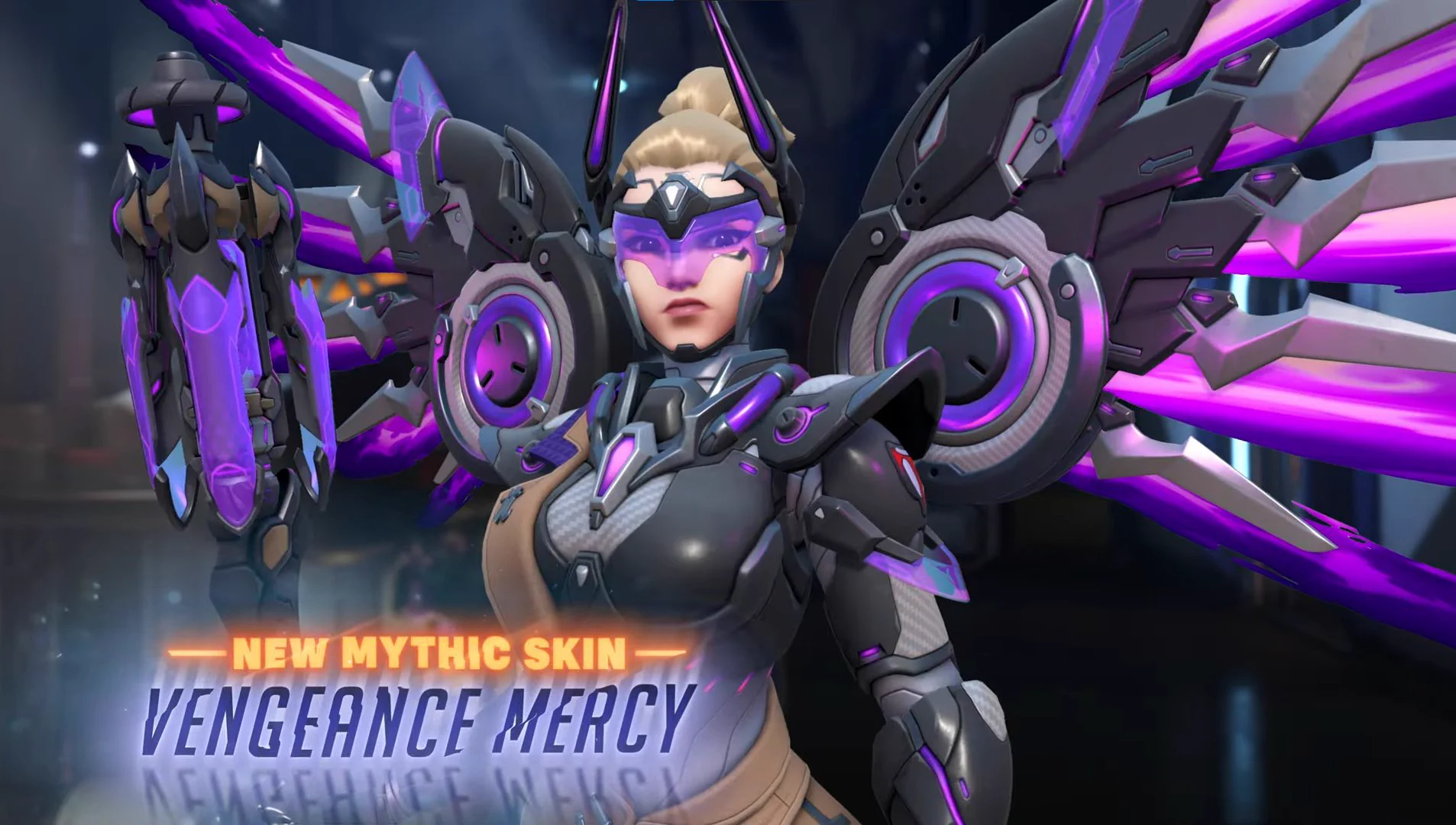 Overwatch 2 Vengeance Mercy New Mythic Skin In-Game Look 😈#Overwatch2 Season 10 New Mythic Vengeance Mercy Mythic Skin has been released ✨ https://t.co/on4X4C39Oi