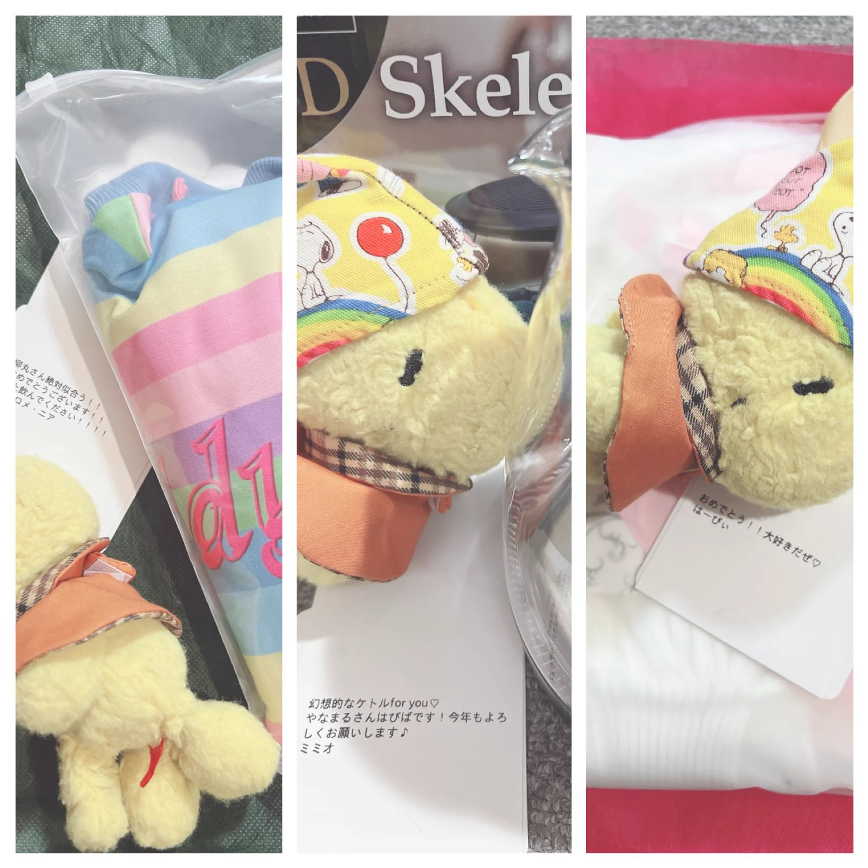 今日もとりくんとウキウキで開封してます😆！ぉぃゎぃありがとうございます✨！とりくんの個体差かわいい https://t.co/qPKZZN9Qbe