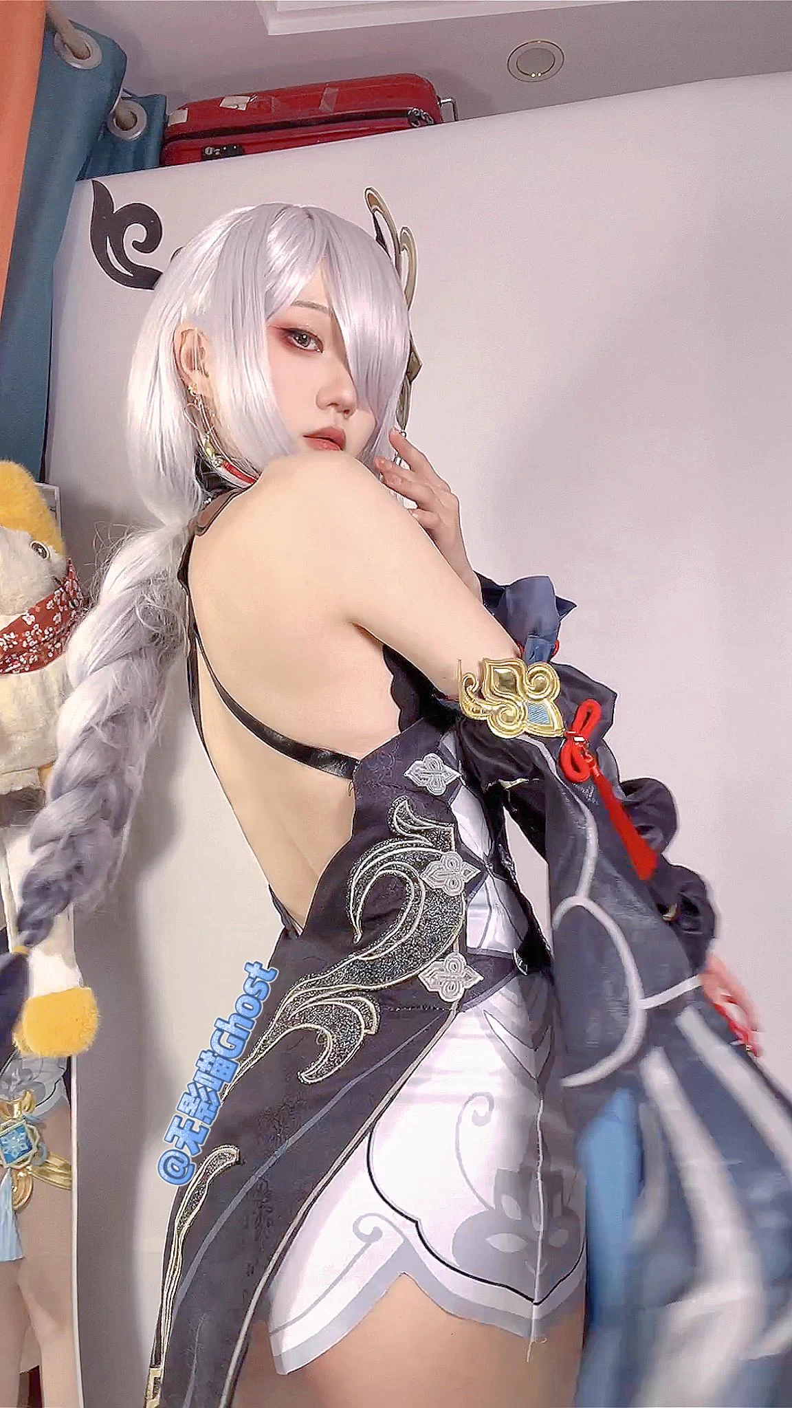 shenhe #GenshinImapctclothes @hexiejia https://t.co/m1LhONTxZl
