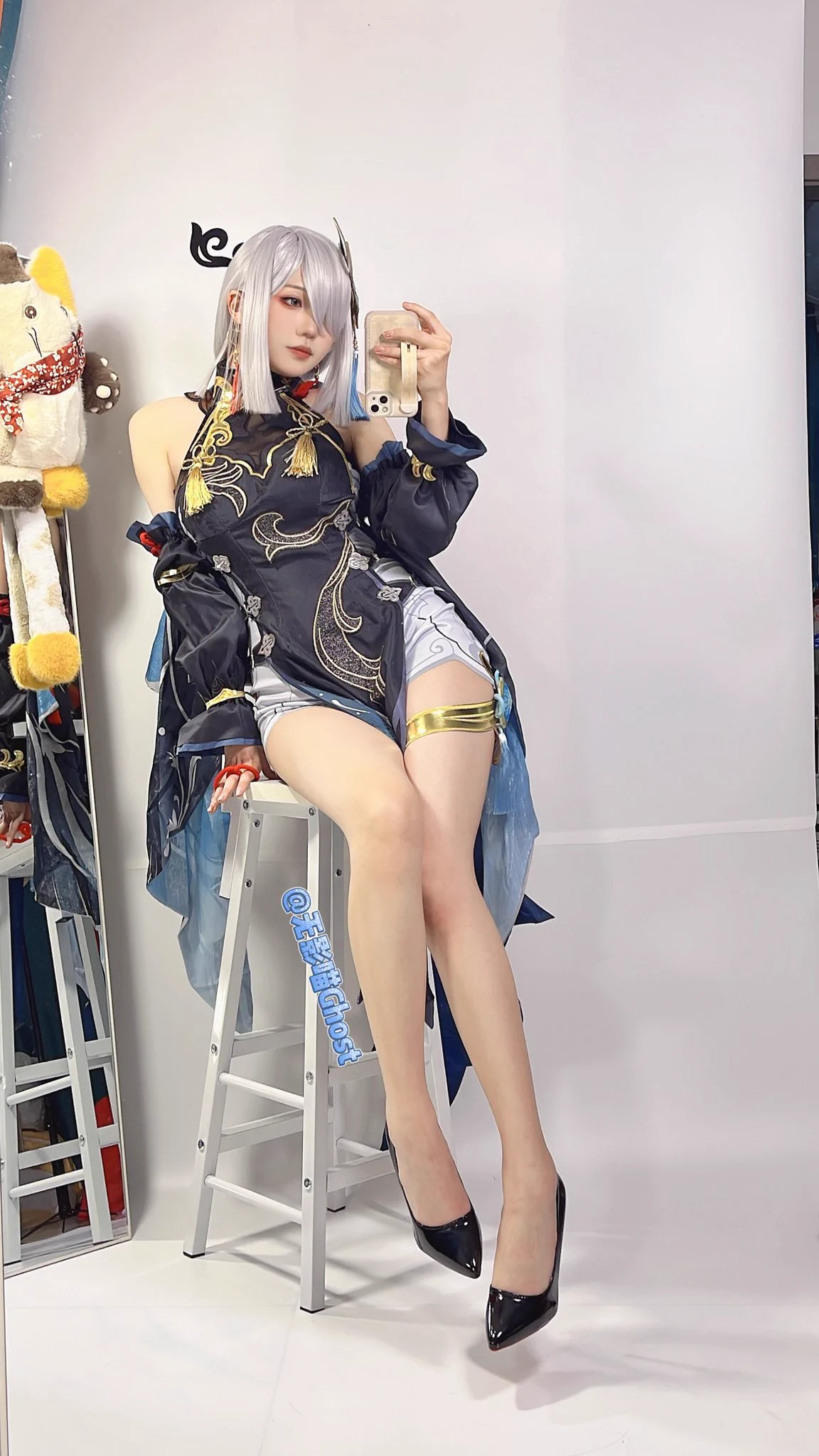 shenhe #GenshinImapctclothes @hexiejia https://t.co/m1LhONTxZl
