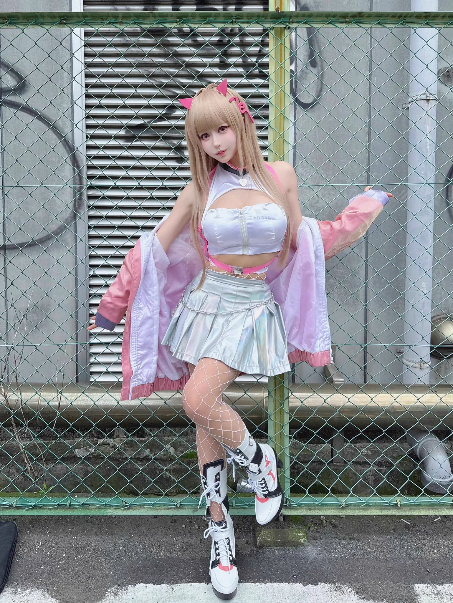 本日　#ストフェス2024 に参加してきました✨久しぶりのコスプレ！最近ハマってる #NIKKE のバイパーちゃんできて嬉しかった🥹💓お写真は変な映りで無ければ掲載OKです☺️肌レタッチしてくれたら嬉しい🥹お疲れ様でした💓#ストリートフェスタ https://t.co/JfwzEpc9rv