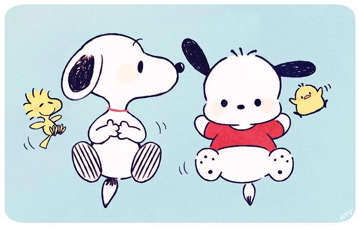 snoopy &amp; pochacco https://t.co/LS4MIZZLez