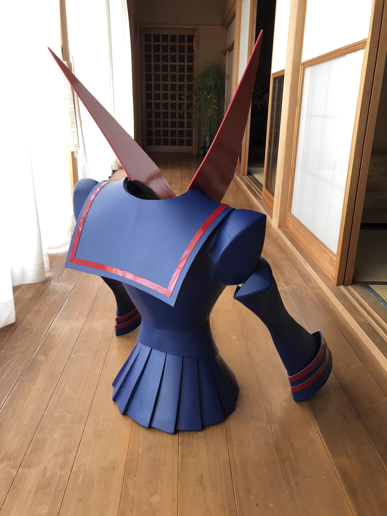 実物大サイズ（？）でキルラキルの鮮血を作りました。 https://t.co/3xhBEarSCn