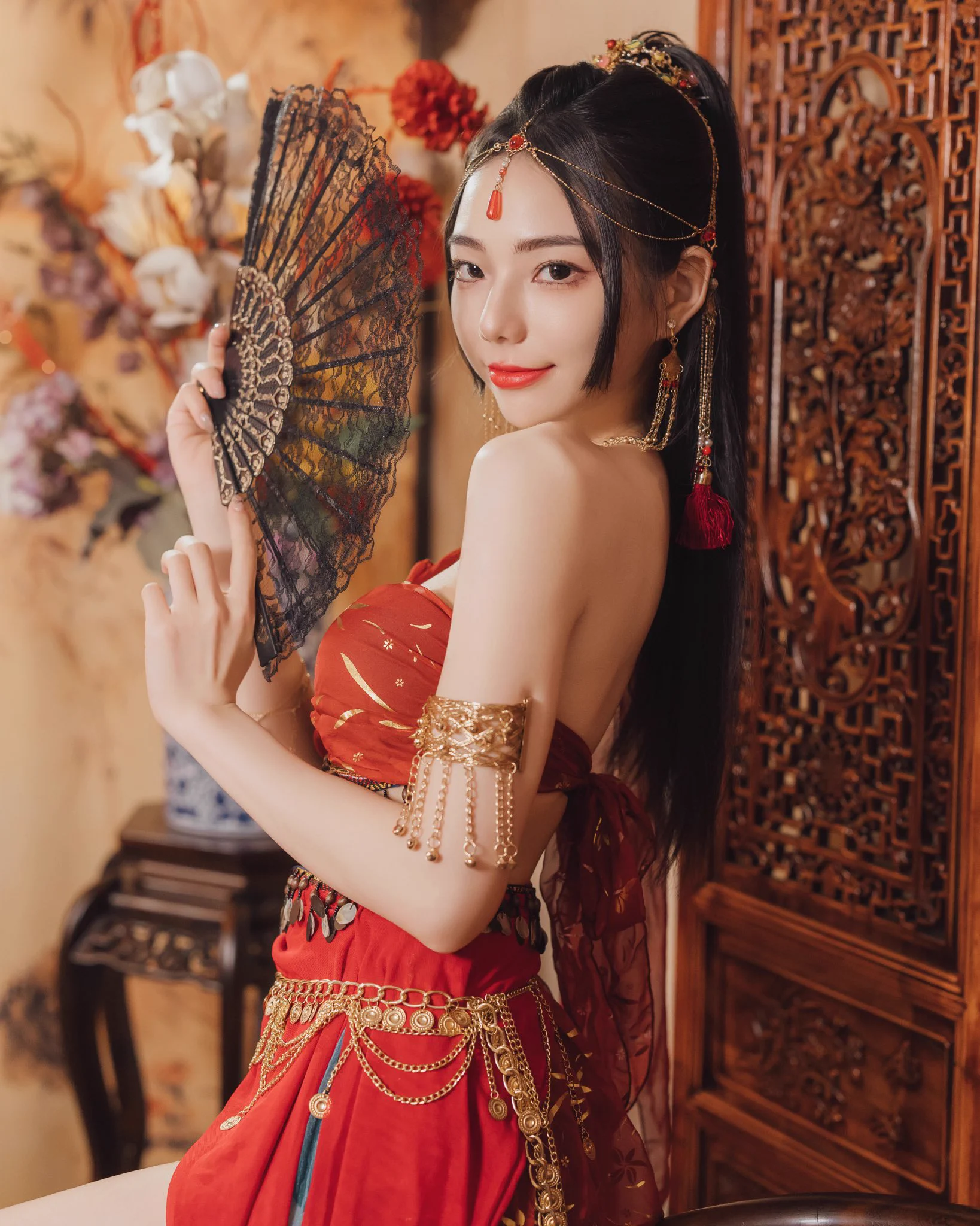 今晚只給你寵幸🔥㊙️調戲宮中絕世美顏舞孃啾啾💋 為了救國家而遠嫁它國的邊疆公主（覺得自己越來越會想劇情了🤣🔥購買蒐藏含隱藏版，可獲得加碼私訊福利❤️‍🔥資深啾娃私訊Line，新朋友私訊JV站內隱藏版內六分多鐘影片還有我跳舞的畫面喔🥰https://t.co/iqbjd1nH3a https://t.co/l6lcJ94xQU