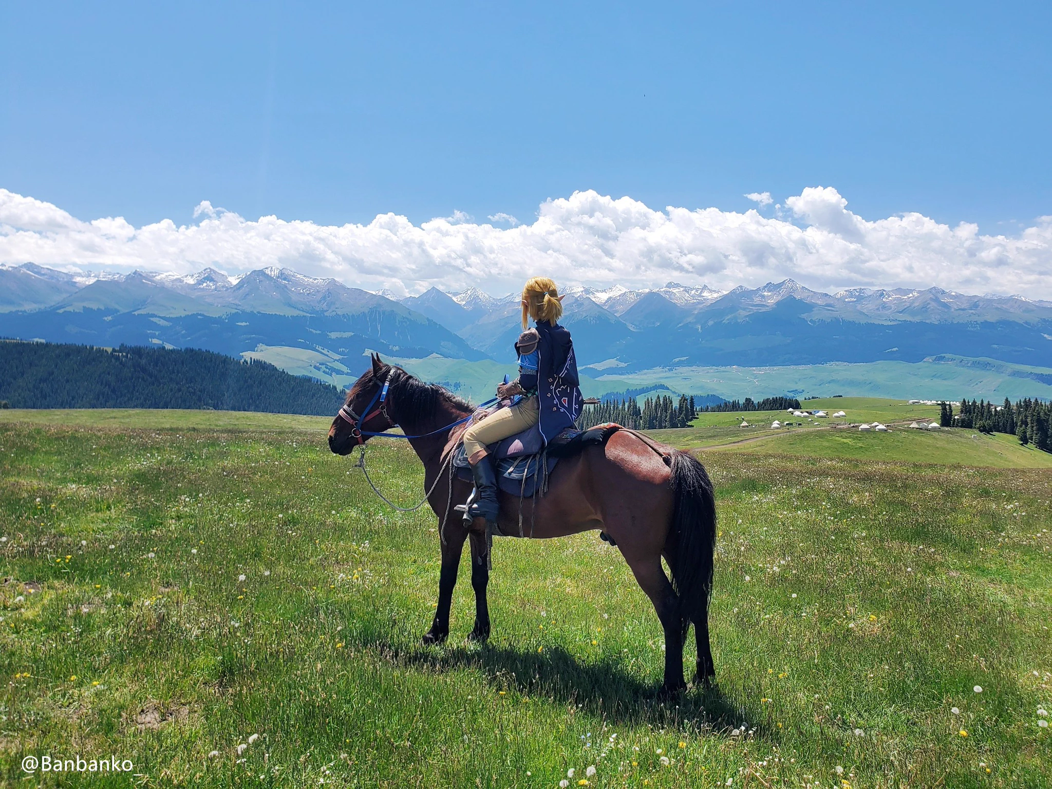 人生就是旷野!!🏞️🐎#ゼルダの伝説 #zelda #TearsOfTheKingdom #リンク https://t.co/TgmG1bemYq