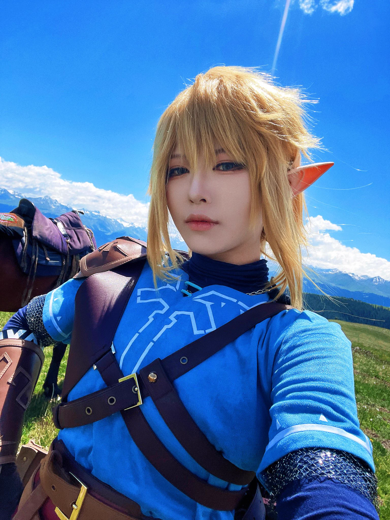 同时cos塞尔达和林克，何尝不是一种夫妻相！🥰#ゼルダの伝説 #zelda #TearsOfTheKingdom #リンク https://t.co/qk46aEJ1SQ