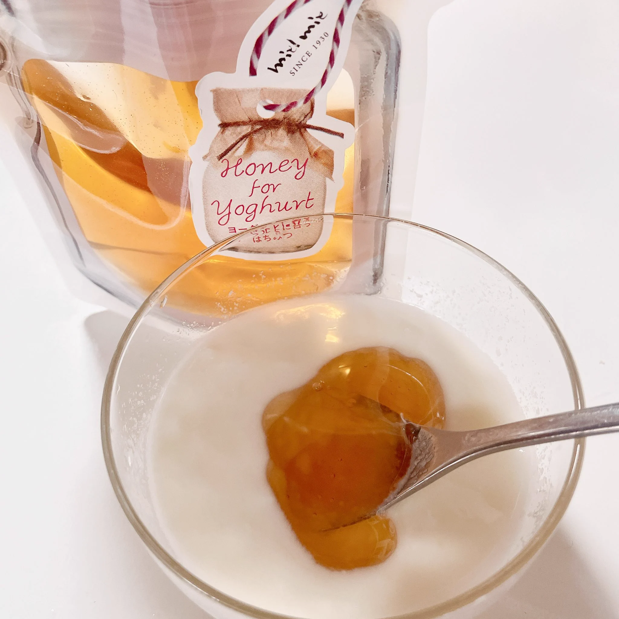 〆はこちら！！！無脂肪ヨーグルトに今日はカナダ産🍯幸せ( ´˘` ) https://t.co/EJQxB7HmUf