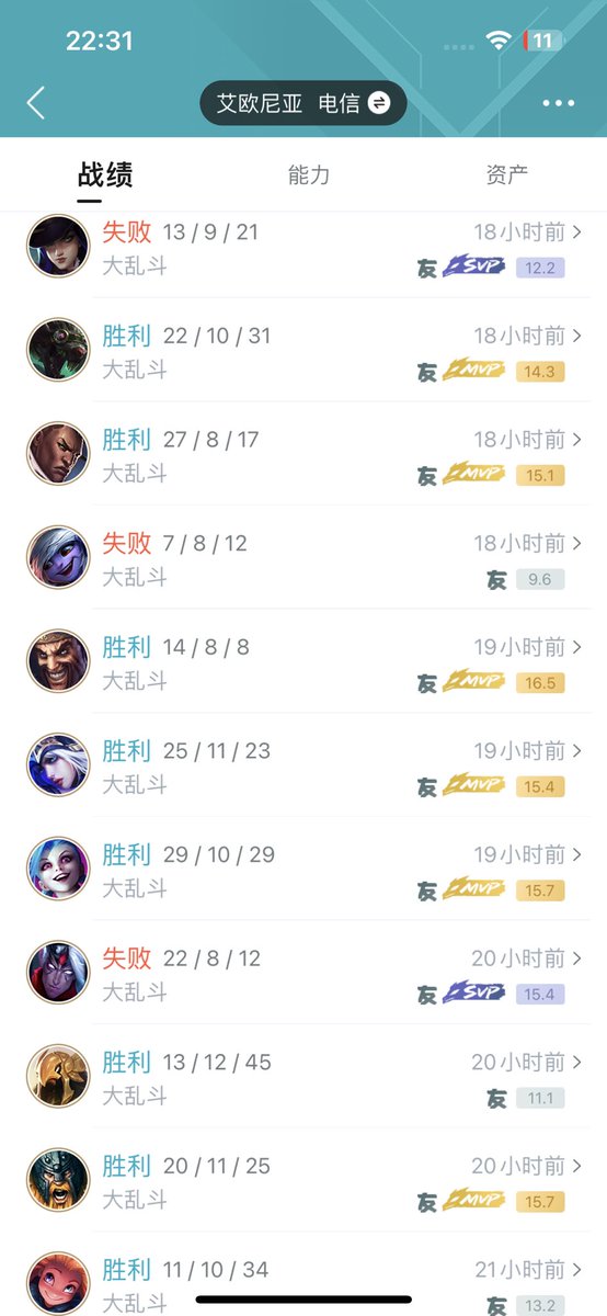 昨天我拿了一天的mvp，我厉害吧🥰要不要和我一起玩游戏呀 https://t.co/PzRbHl8FkB