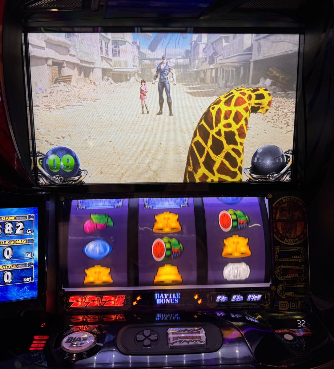 端っこ北斗打ってます！！🍒
派手なマントだなぁ🥹笑

#pr https://t.co/U5wfqKoVCp