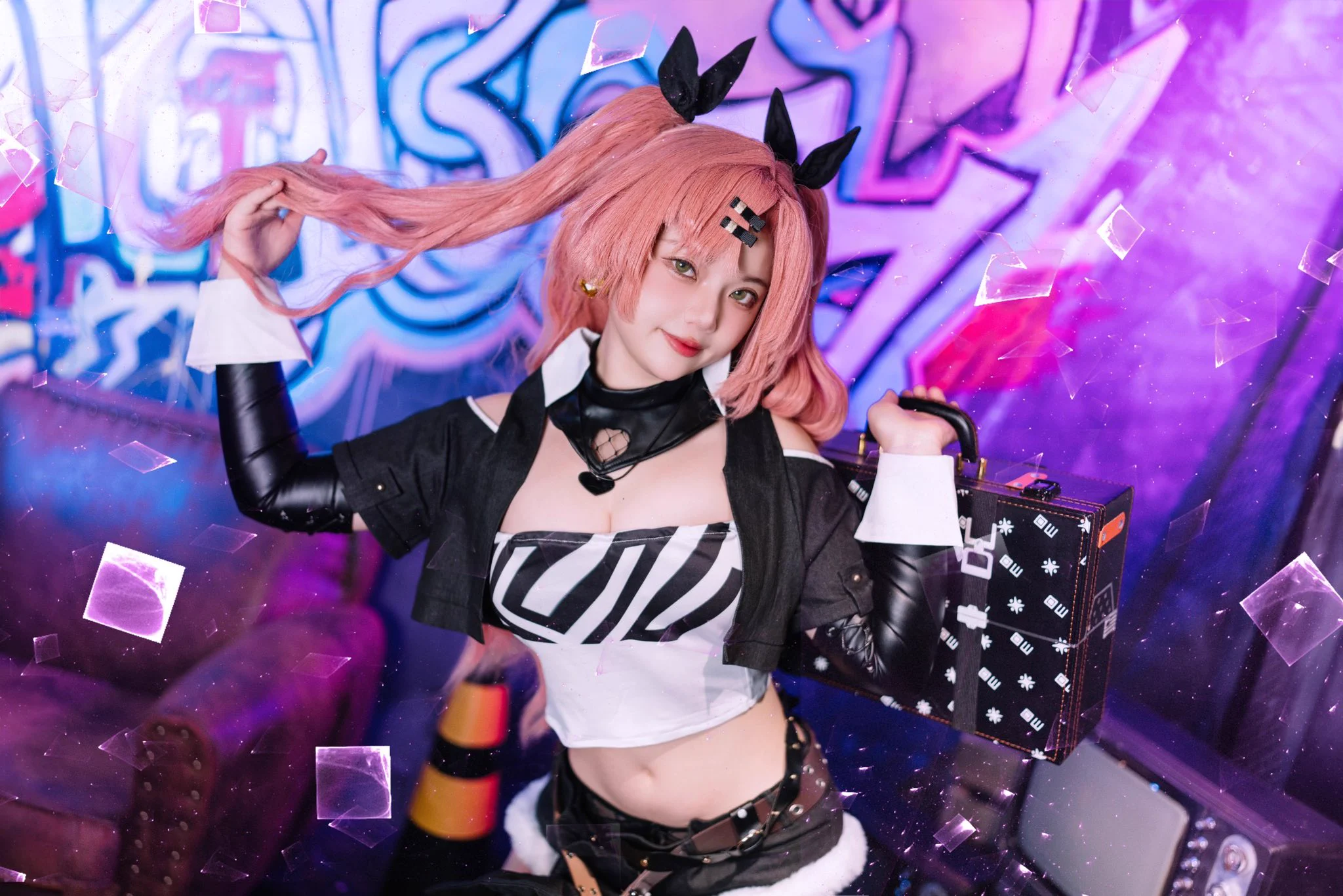 狡兔有三窟 妮可三百窟🖤你們喜歡妮可嗎？Photography @ruyibearGaffer @WeioneH#絕區零  #絕區零dripfest #zzzeroCosplay https://t.co/g7xsJ7JE25