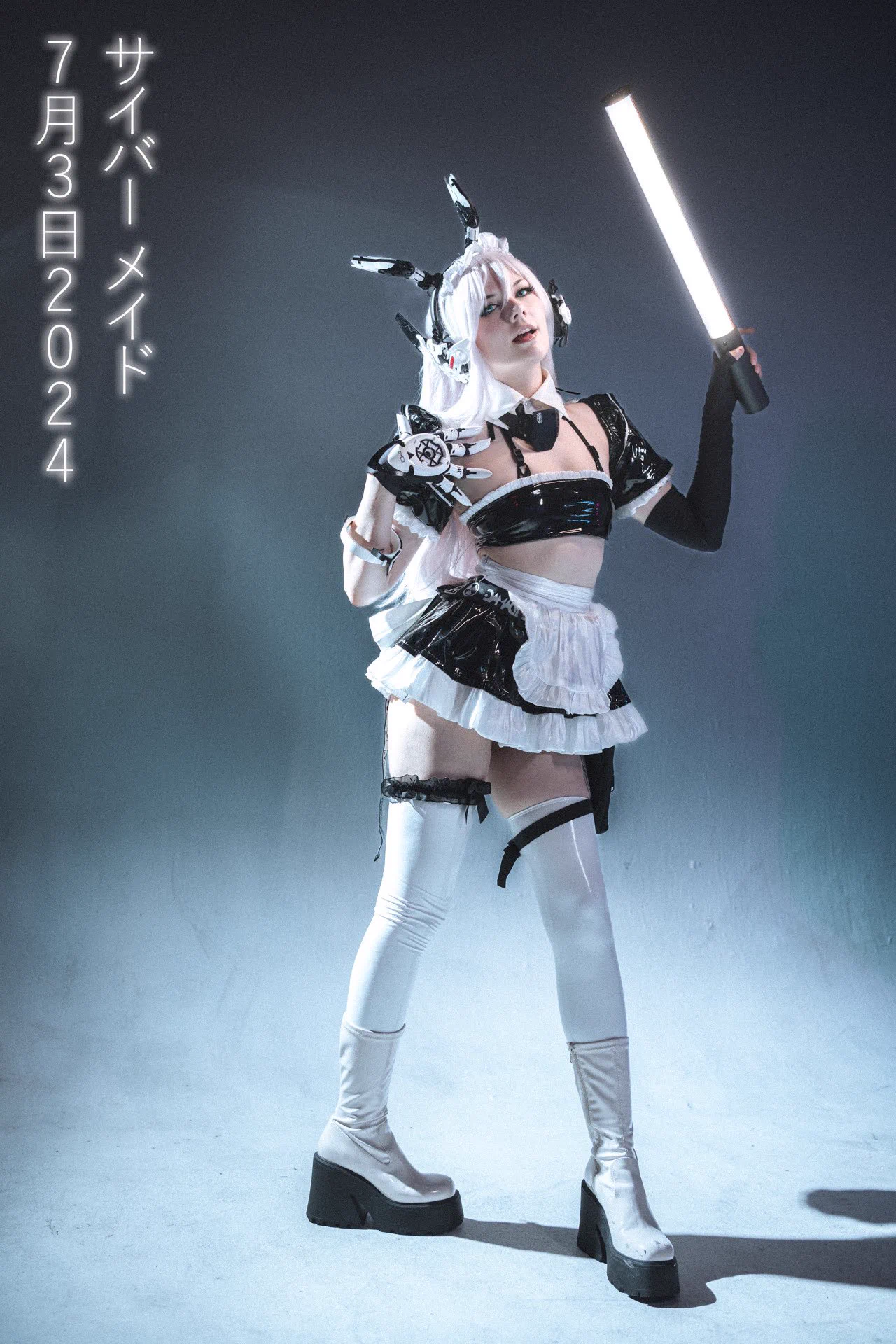 Cyber maid Meggii :3?📸 @charleslanphoto https://t.co/DRbBOnbZdR