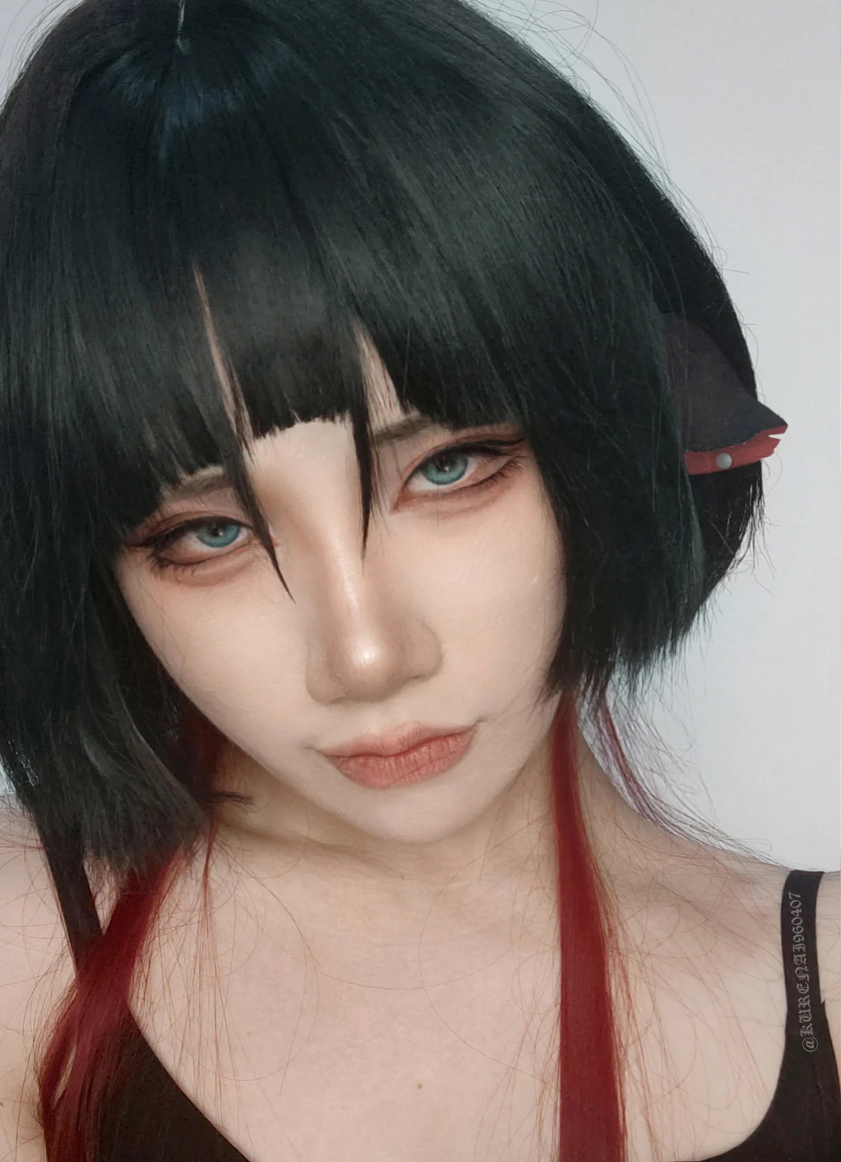 just a makeup test for Jane Doe from Zenless Zone Zero#JaneDoe #ZenlessZoneZero https://t.co/E8GAXz3jyh