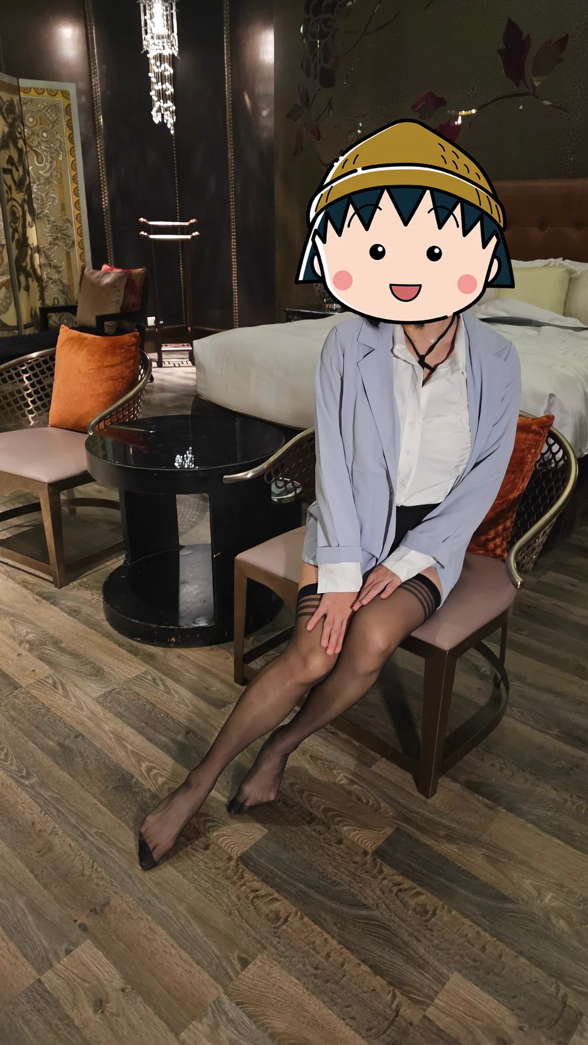 清純版（投票最高是黑絲，我真的是說到作到的推主😅😅😅） https://t.co/DoqDQKxICU