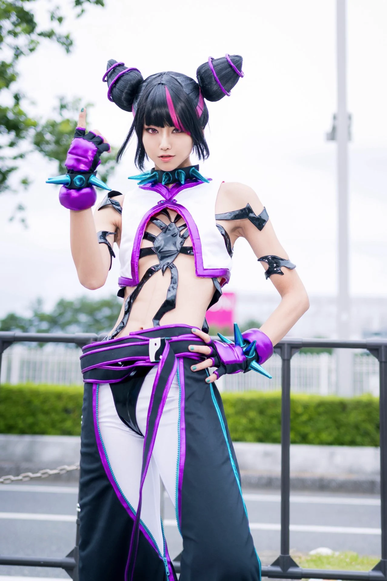 みんなおはよう世界Good Morning World📸 @bere0713#StreetFighter6 #TGS2024 #TGSコスプレ #東京ゲームショウ2024 #スト6 #ジュリ #JuriHan https://t.co/gQlk3rHtip
