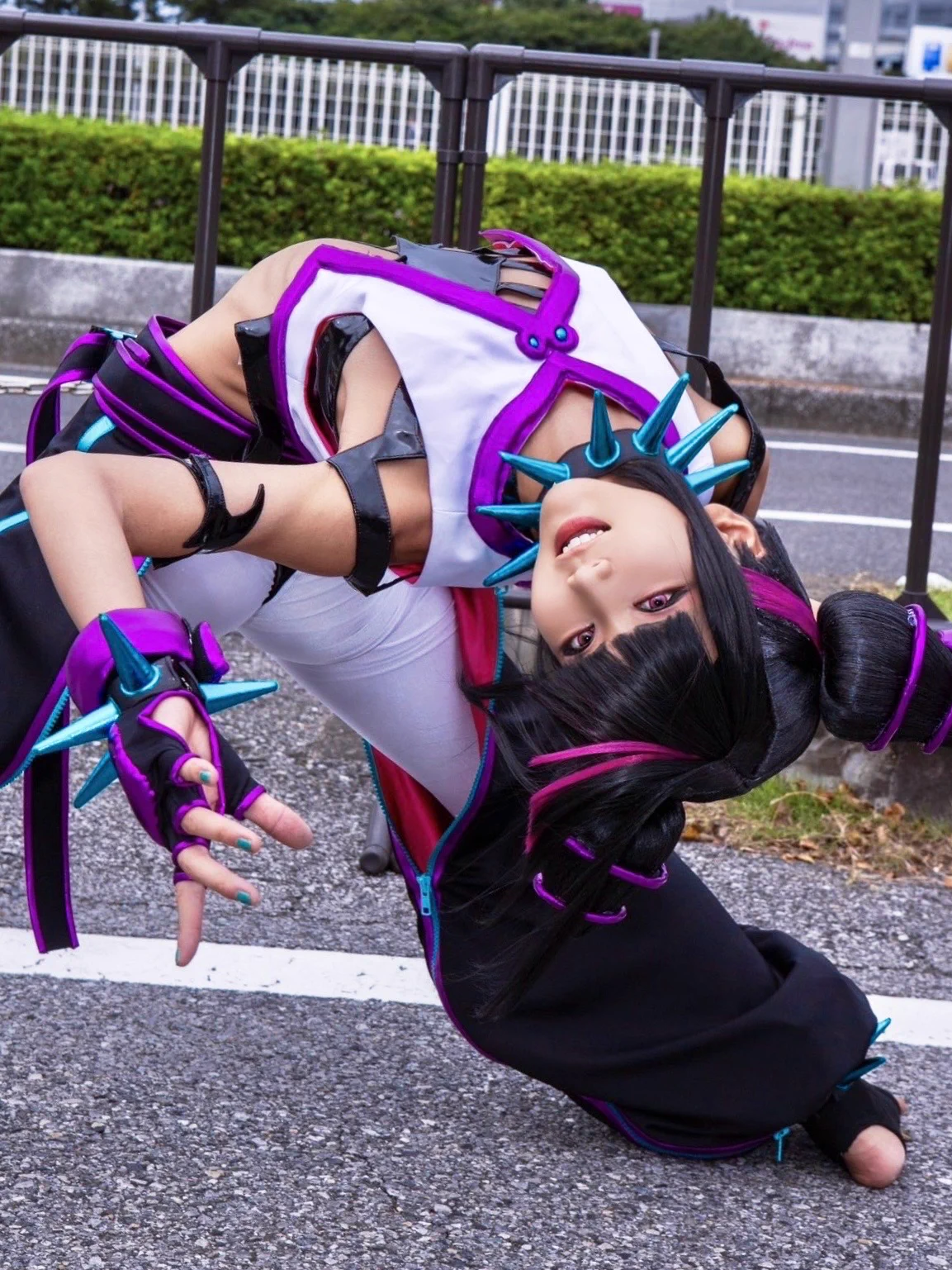 みんなおはよう世界Good Morning World📸 @taka67380#StreetFighter6 #TGS2024 #TGSコスプレ #東京ゲームショウ2024 #スト6 #ジュリ #JuriHan https://t.co/fiLTnbjyra
