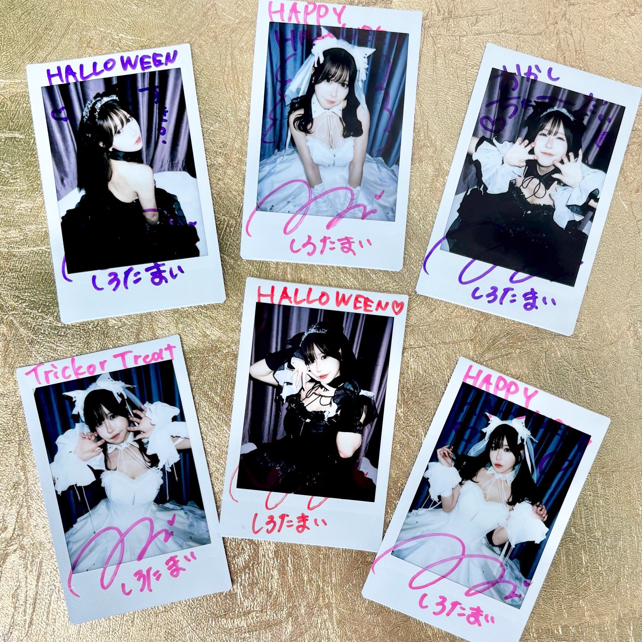 【お知らせ📢】ハロウィンランダムチェキの通販が開始されました✨👻🎃ここでしか手に入らないチェキ絶対GETしてね🥹💕💕ワイドチェキは迫力あって良き💖🌟コチラから🌟https://t.co/a5bjFG83Ic https://t.co/P0L9xcQ9dI
