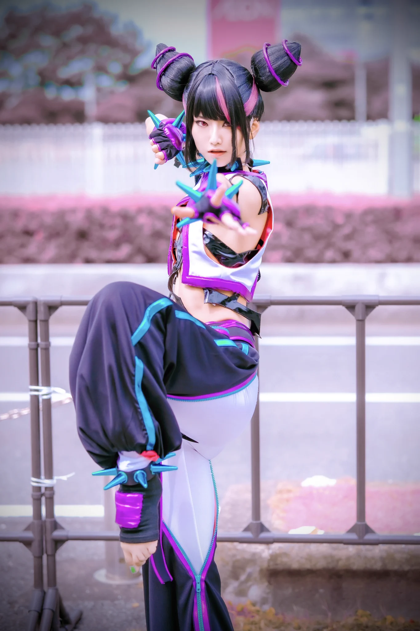 みんなおはよう世界Good Morning World📸 @abechi06#StreetFighter6 #TGS2024 #TGSコスプレ #東京ゲームショウ2024 #スト6 #ジュリ #JuriHan https://t.co/0KiS0fFok4