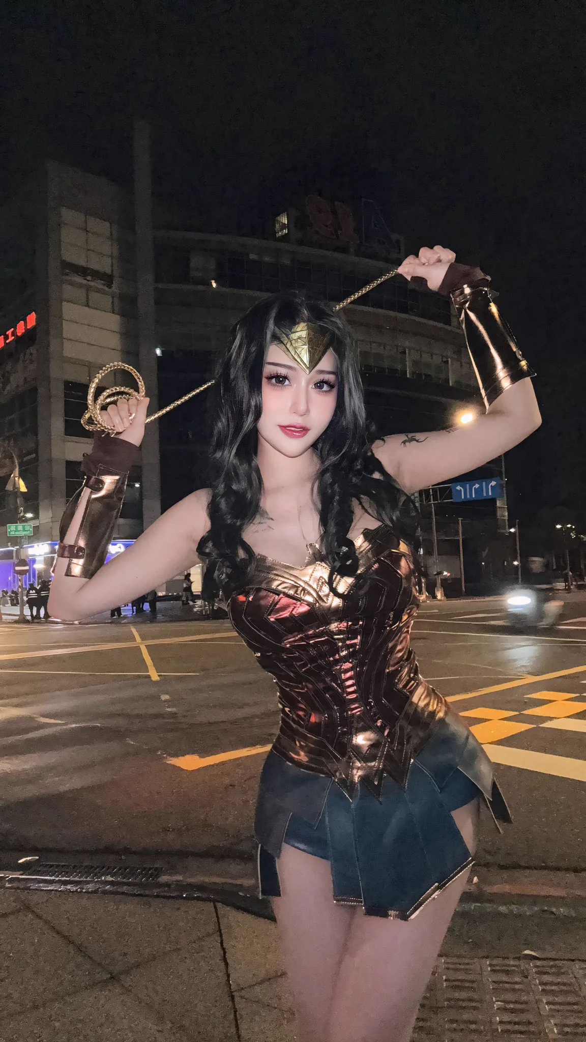 今年2024萬聖節的沒力女超人⋯沒找到同伴嗚嗚 https://t.co/3SxGCm8ihj