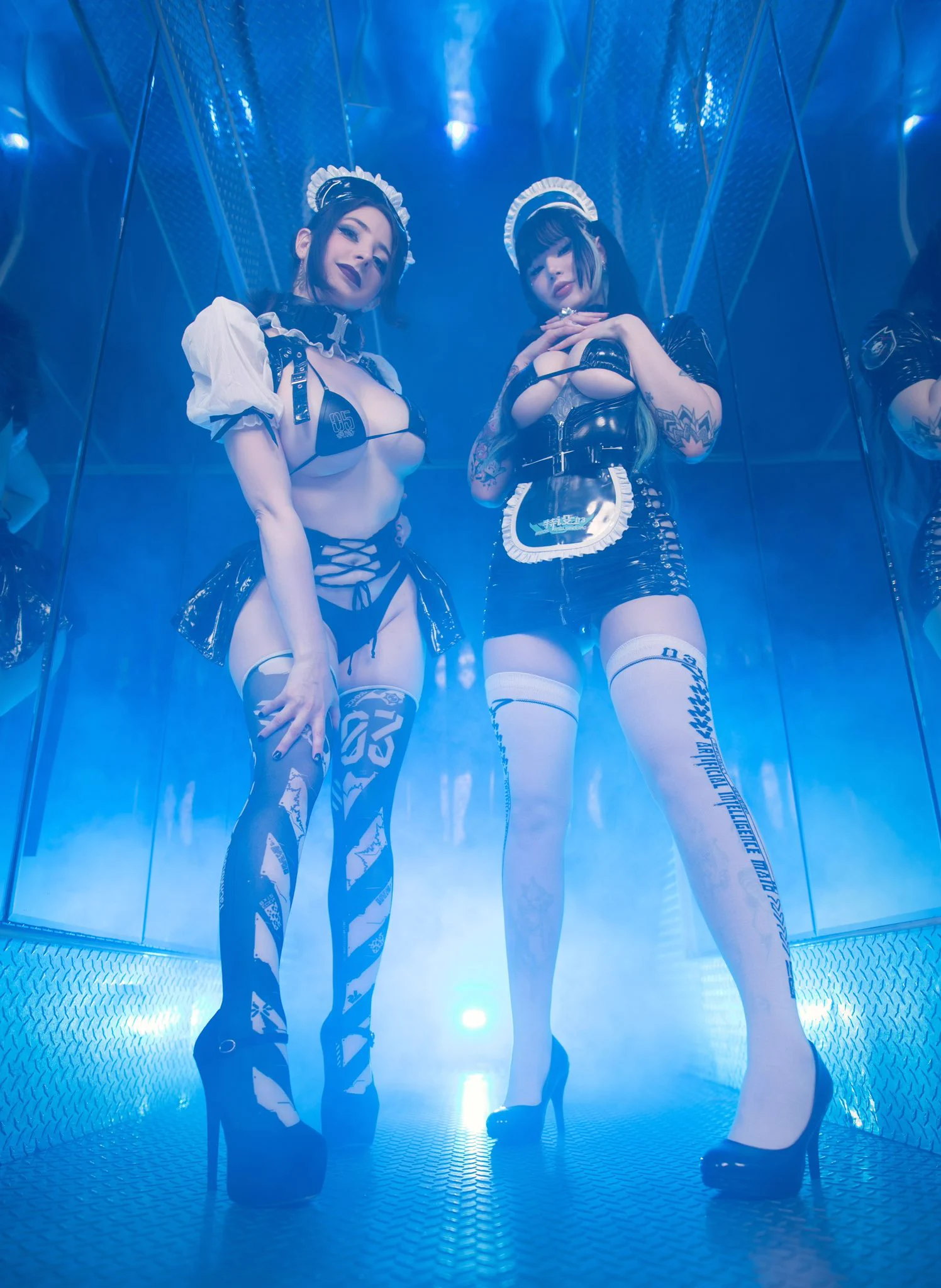 So which pic is your fave? ⬅️ or ➡️With @lynienicole 💙 https://t.co/muCks6aKz9