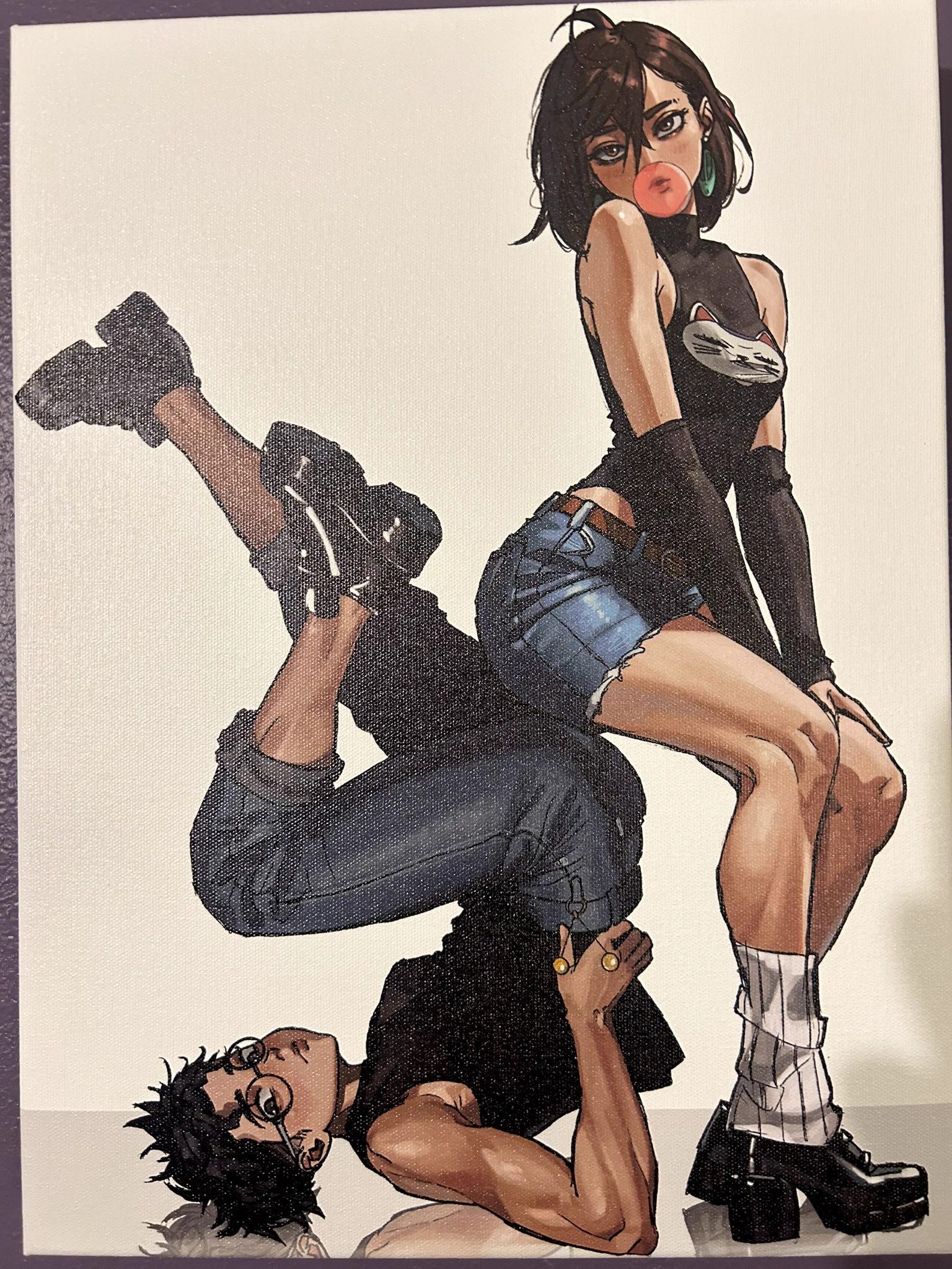 My Dandadan poster finally came in 💕 🛸 https://t.co/khj1wqmIdY