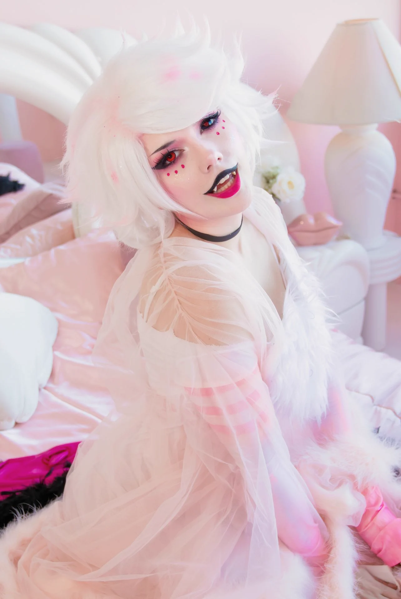 Man I LOVE SHARING ANGEL DUST COSPLAY PICS 💕💕🌸 https://t.co/aWFTWMeUS0