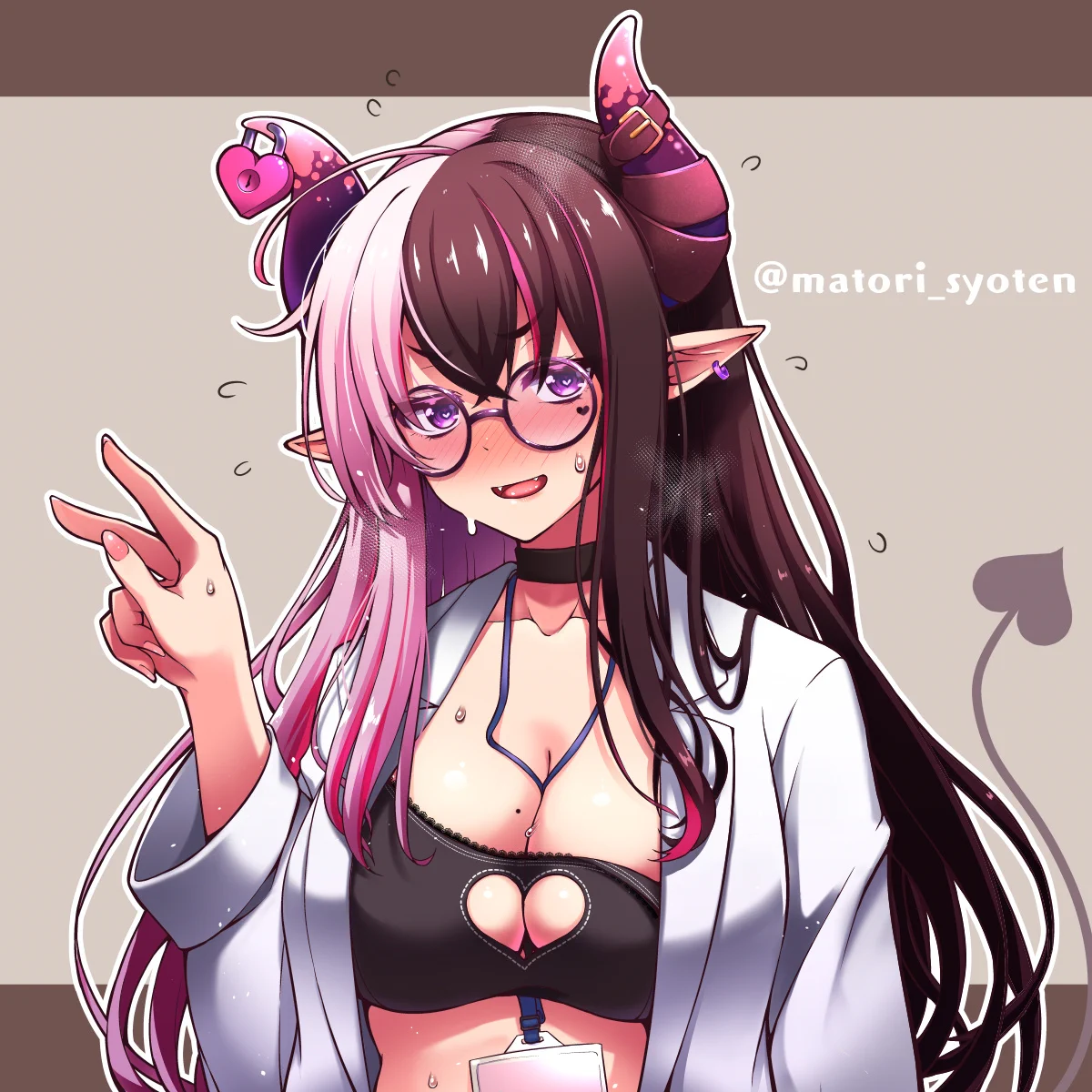 朝起きたらサキュバス化してたのでアイコンとかも変えておきました！これからいっぱいえっち絵描いて精を吸い取るぞい！ https://t.co/3G5AfwZl51