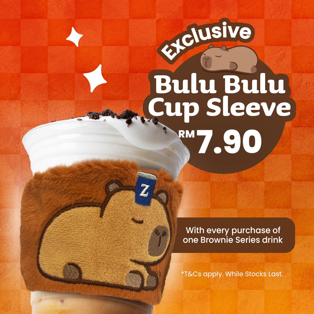 Soft, fluffy, and impossible to resist 🐾Just find the Bulu Bulu Cup Sleeve option under the Bundle Promo category for RM7.90, when you order any ONE (1) drink from the Brownie Series! 🍫✨ZUS Coffee ☕️ a Necessity, not a Luxury#zuscoffee #coffee #chillLah https://t.co/TYYja6m1Y9