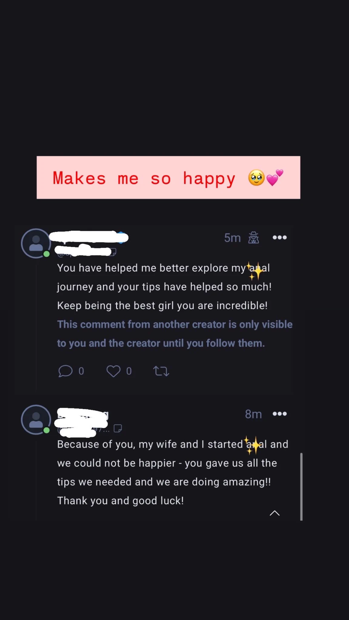 I was a little lost when I started doing anal too and I wish I had someone who could give me advice so I’m so happy I can now share everything I’ve learned and help you guys!! https://t.co/IAFd3Mny1f