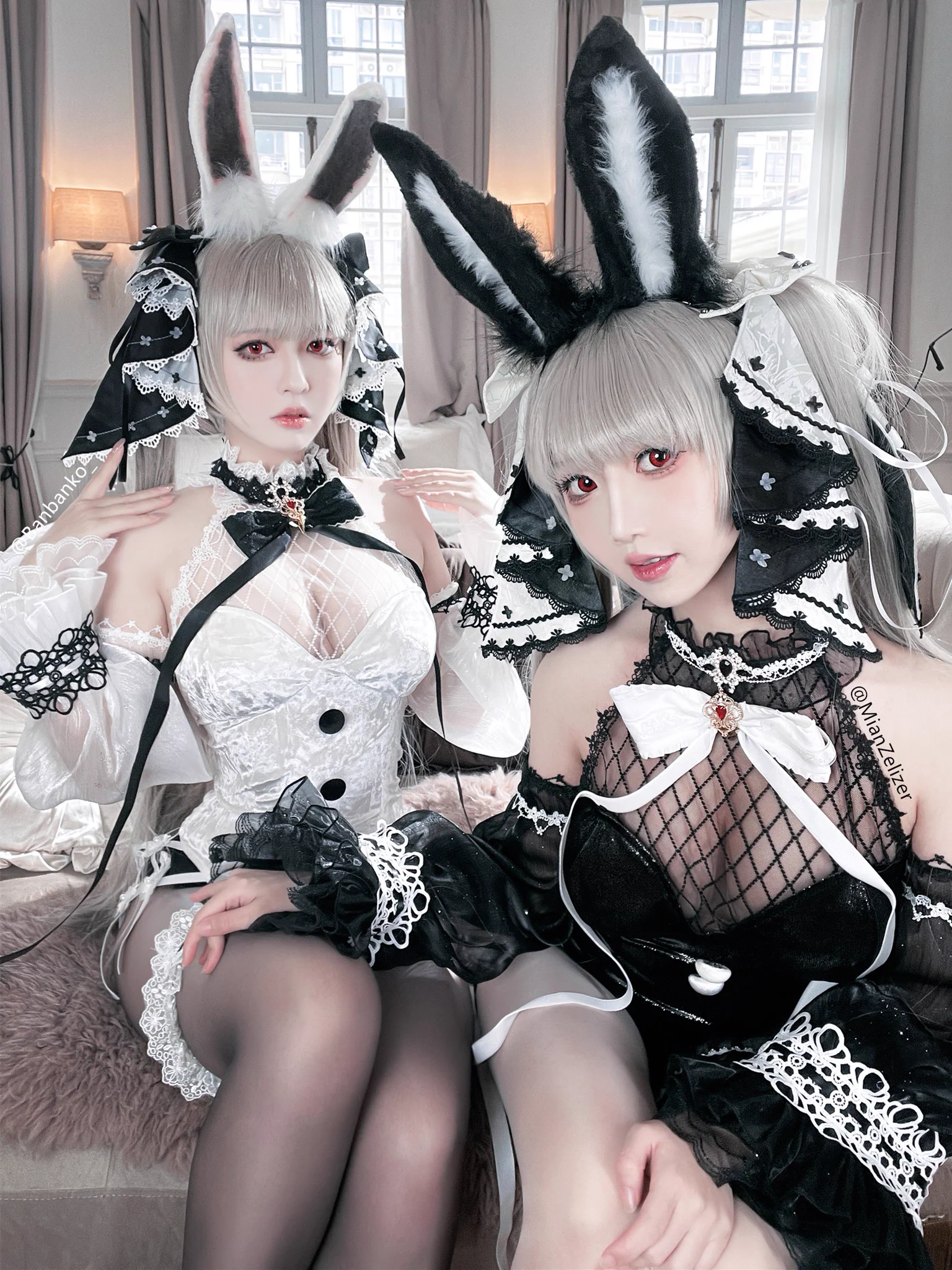 两只兔兔🐰🐰#AzurLane #アズールレーン #フォーミダブル https://t.co/lrUIk9ySH4