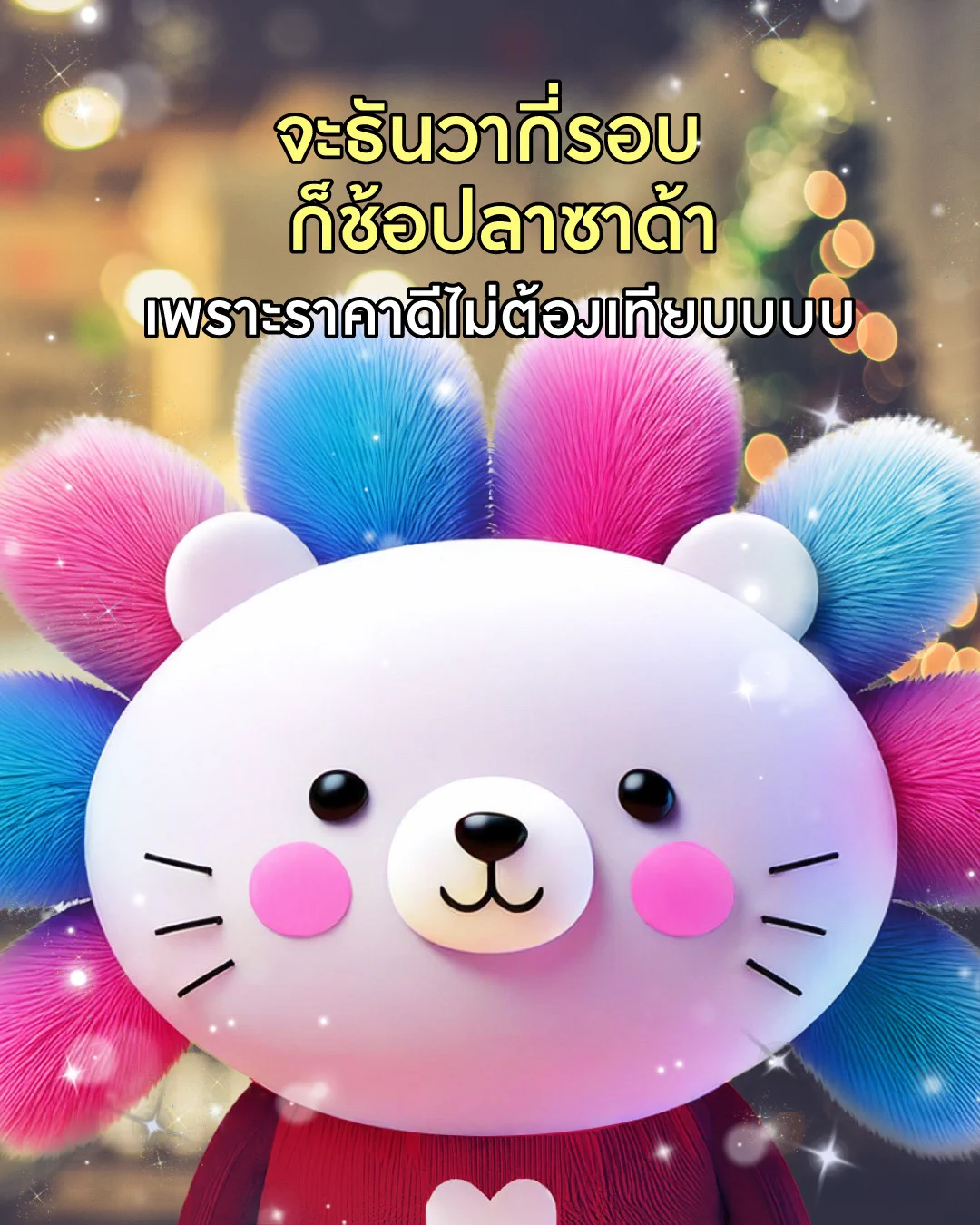😽 คริสมาสต์ คริสแมว คริสคริสแล้ว เราว่าช้อปที่ลาซาด้า มันดีกว่าจริงจริงนะะะะ🎄 ช้อปฉลองทุกเทศกาลไปกับลาซาด้า ราคาดีกว่า ไม่ต้องเทียบ! 🚛 ส่งฟรีไม่มีขั้นต่ำ*✅ การันตีราคาถูก*📲 ไปช้อปกันได้เลยยย*เงื่อนไขเป็นไปตามที่บริษัทฯกำหนด อ่านรายละเอียดได้ที่ ลาซาด้าแอปพลิเคชัน หรือ https://t.co/P63ihfaYXE#LazadaTH #ลาซาด้าราคาดีกว่าไม่ต้องเทียบ #ลาซาด้ากับราคาที่ดีกว่า