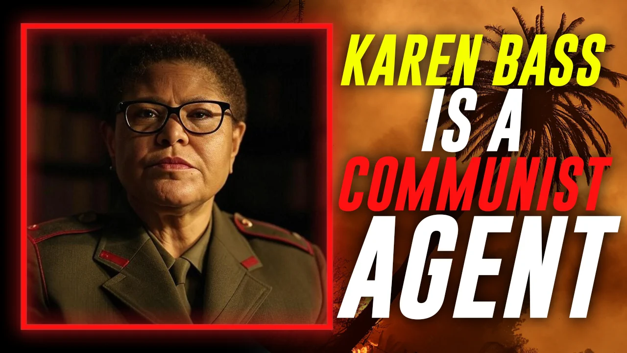 BREAKING: Brain-Dead LA Mayor Karen Bass, Who Oversaw The Destruction Of Los Angeles, Is A Card-Carrying Communist Agent Working For Cuba» WATCH/SHARE THE LIVE X STREAM HERE:https://t.co/c3J1fFfYbc https://t.co/4Ghvhmpkj1