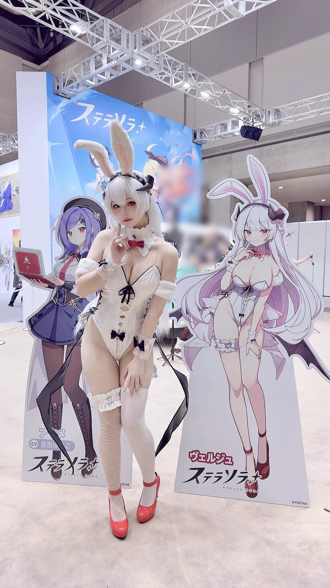🤍今日もいます～🐰#Yostar#C105#ステラソラ https://t.co/do6BzAlv8B