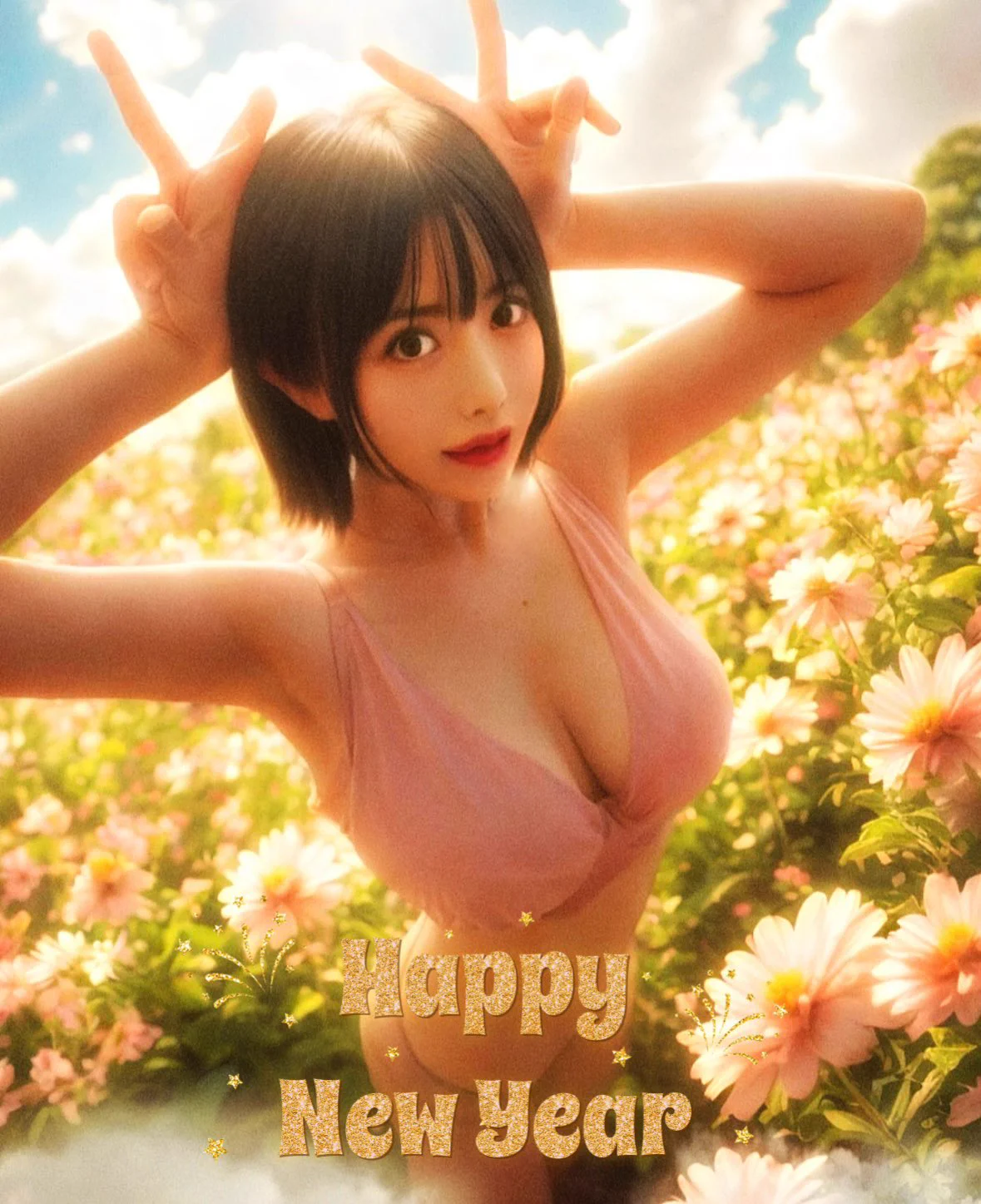 謹んで新年のお慶び申し上げます🎍新年明けましておめでとう御座います。去年は沢山の人に支えてもらえるおかげでとても良い年で終わる事ができました😌今年は巳年でございます🐍皆様お分かりでしょうか？蛇と言えば‥蛇舌‥辻井ほのかの年でございます！！！！！！！！ファンの皆様、メーカー様、プロデューサー様、監督様、その他の女優業として関わってくださってる皆様。是非とも「辻井ほのか」をよろしくお願いします🙇（営業）運気が上がる‥かも‥🫣♡#本気で拡散希望