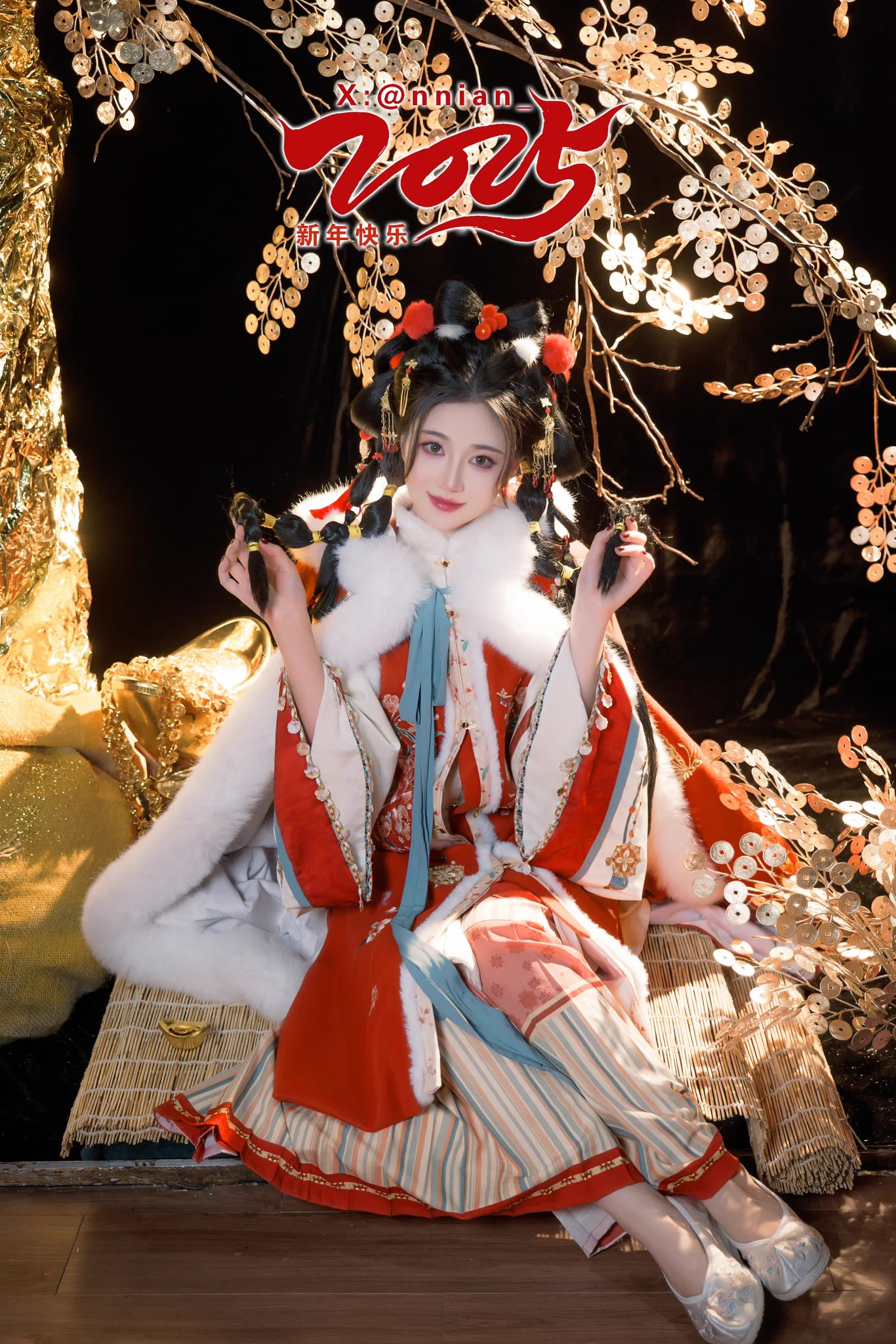 来财，来财，来财!可爱年宝祝大家年复一年，年赴一年，年富一年2025，所愿皆成🎆迎新年性感古风写真“2025年宝”上新，完整版私信解🔒❤️2025, all wishes come true#新年快乐 #2025newyear #古风写真 #性感古风 #反差少女 #纯欲 #性感写真 https://t.co/P1fvHL2cbv